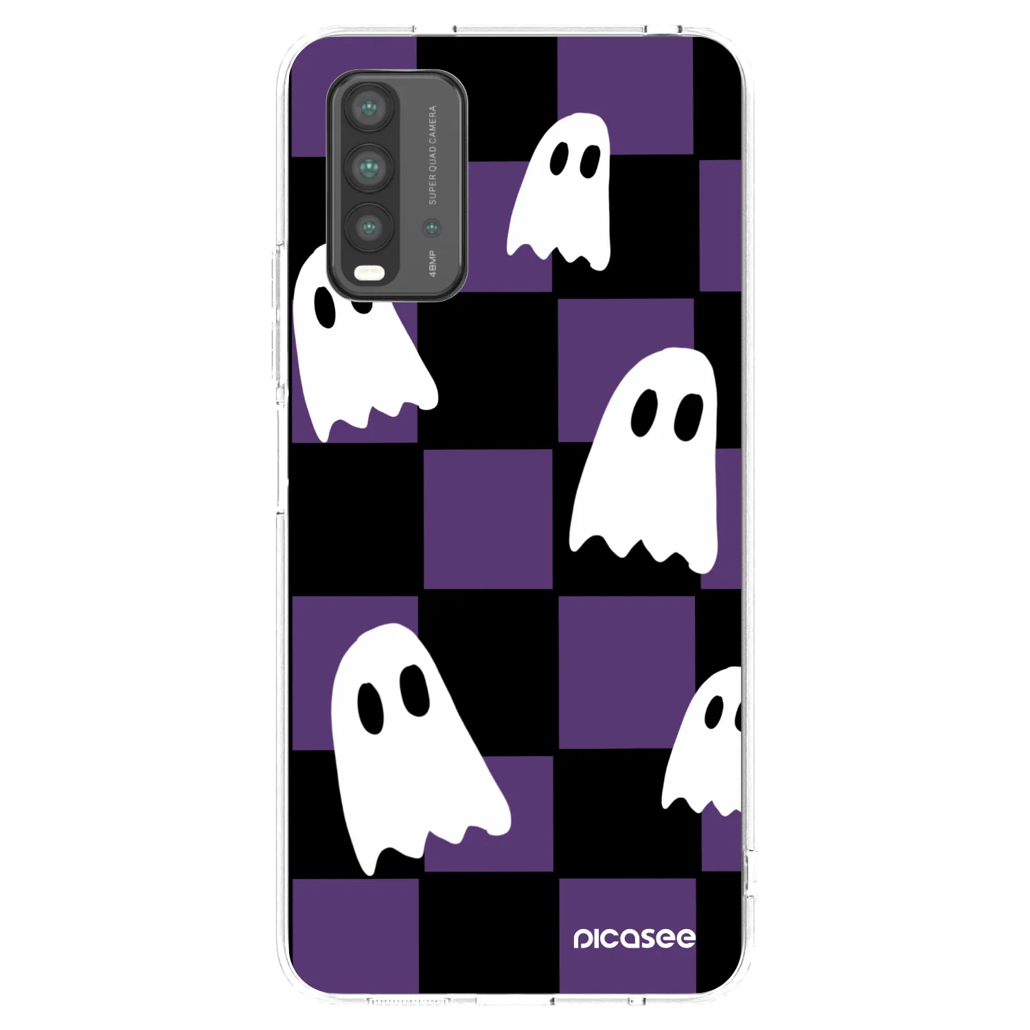 Picasee silikonski črni ovitek za Xiaomi Redmi 9T - Ghosts