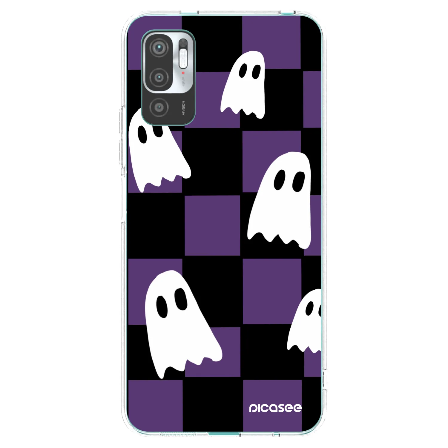 Picasee silikonski prozorni ovitek za Xiaomi Redmi Note 10 5G - Ghosts