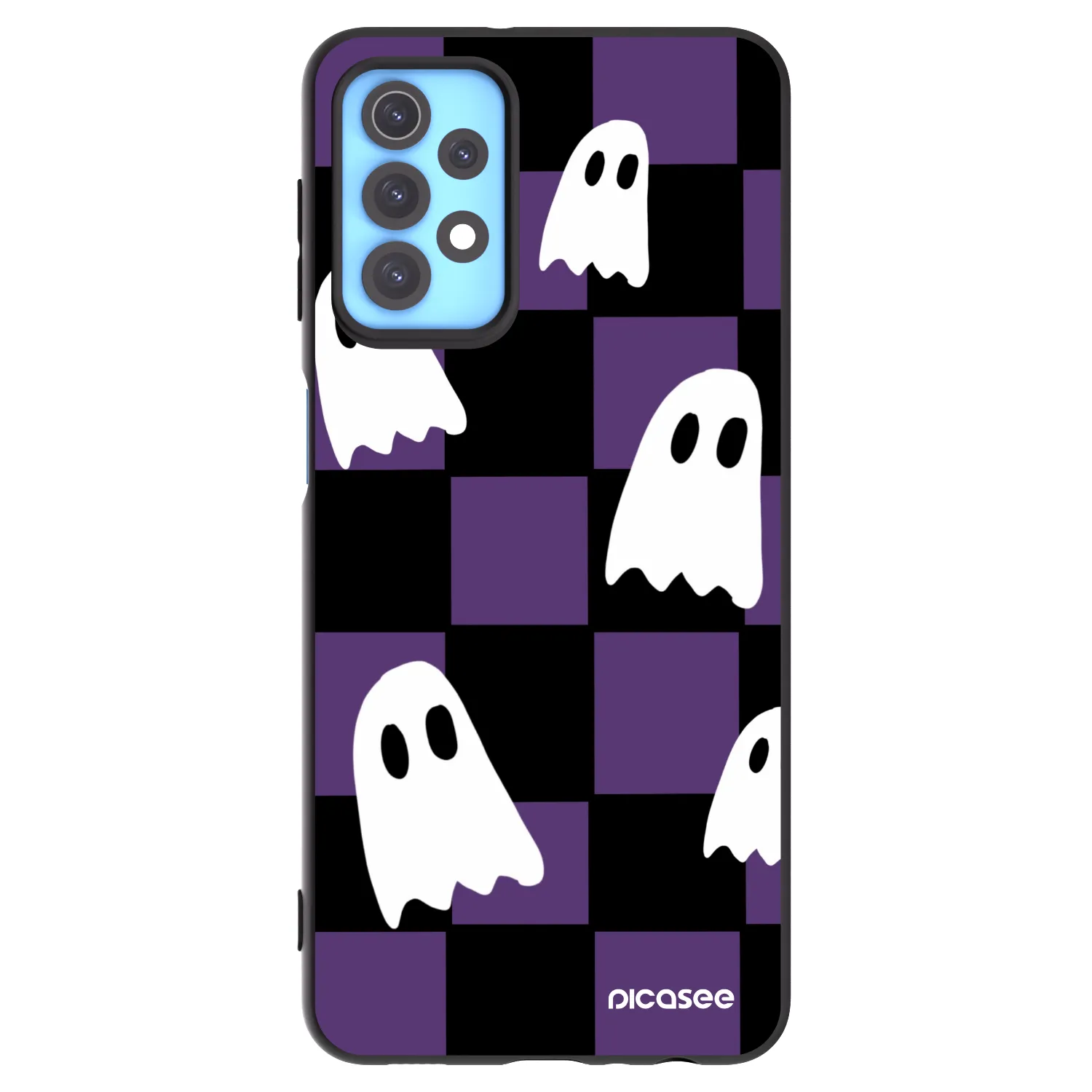 Picasee silikonski črni ovitek za Samsung Galaxy A32 4G SM-A325F - Ghosts