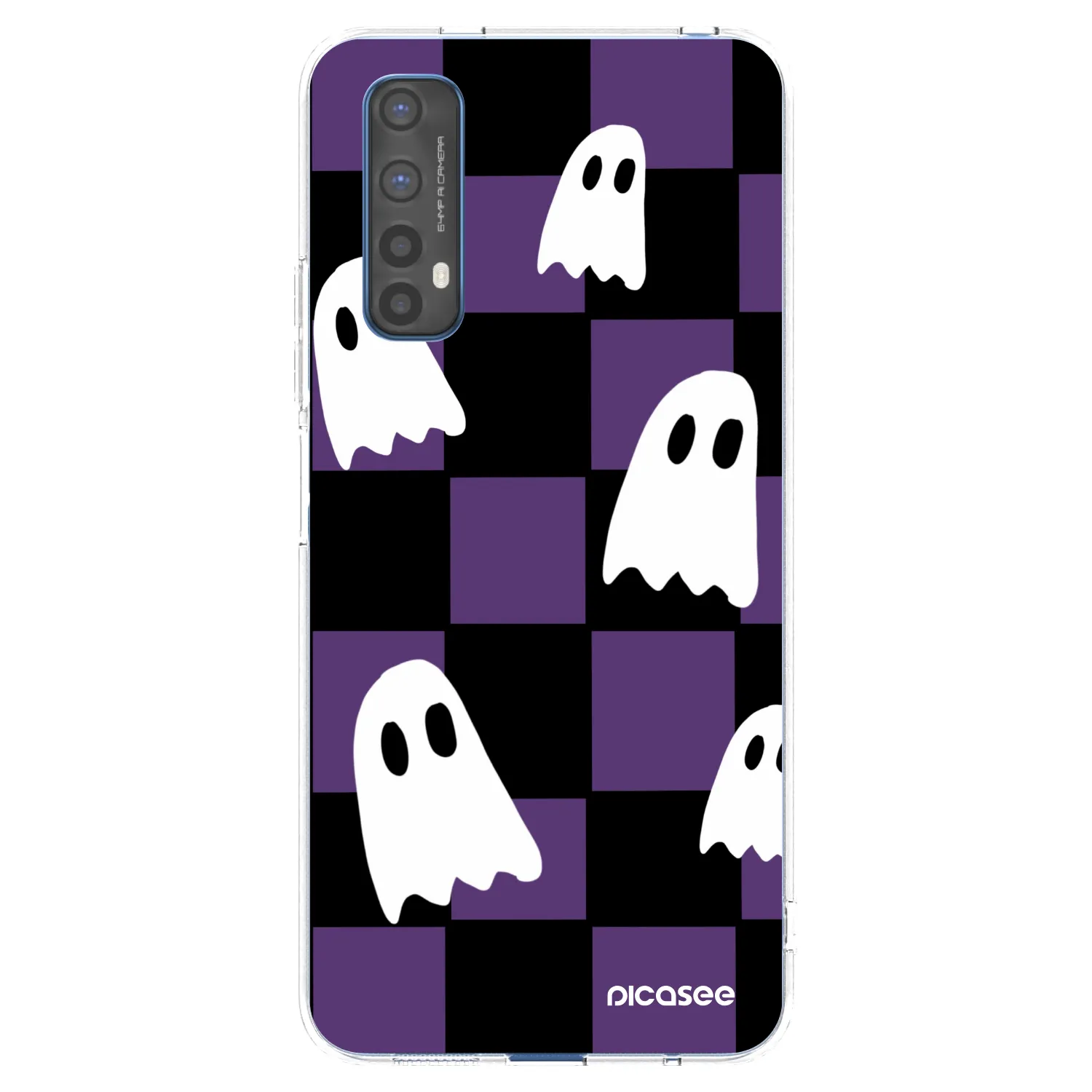 Picasee silikonski prozorni ovitek za Realme 7 - Ghosts