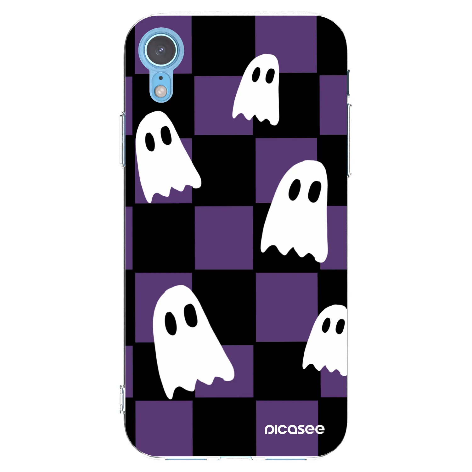 Picasee silikonski prozorni ovitek za Apple iPhone XR - Ghosts