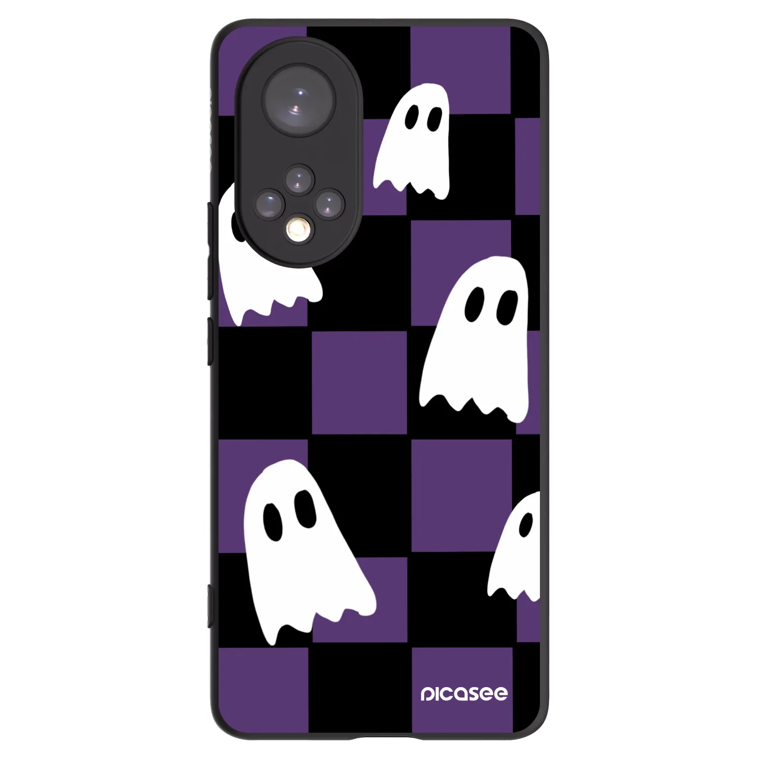Picasee silikonski črni ovitek za Huawei Nova 9 - Ghosts