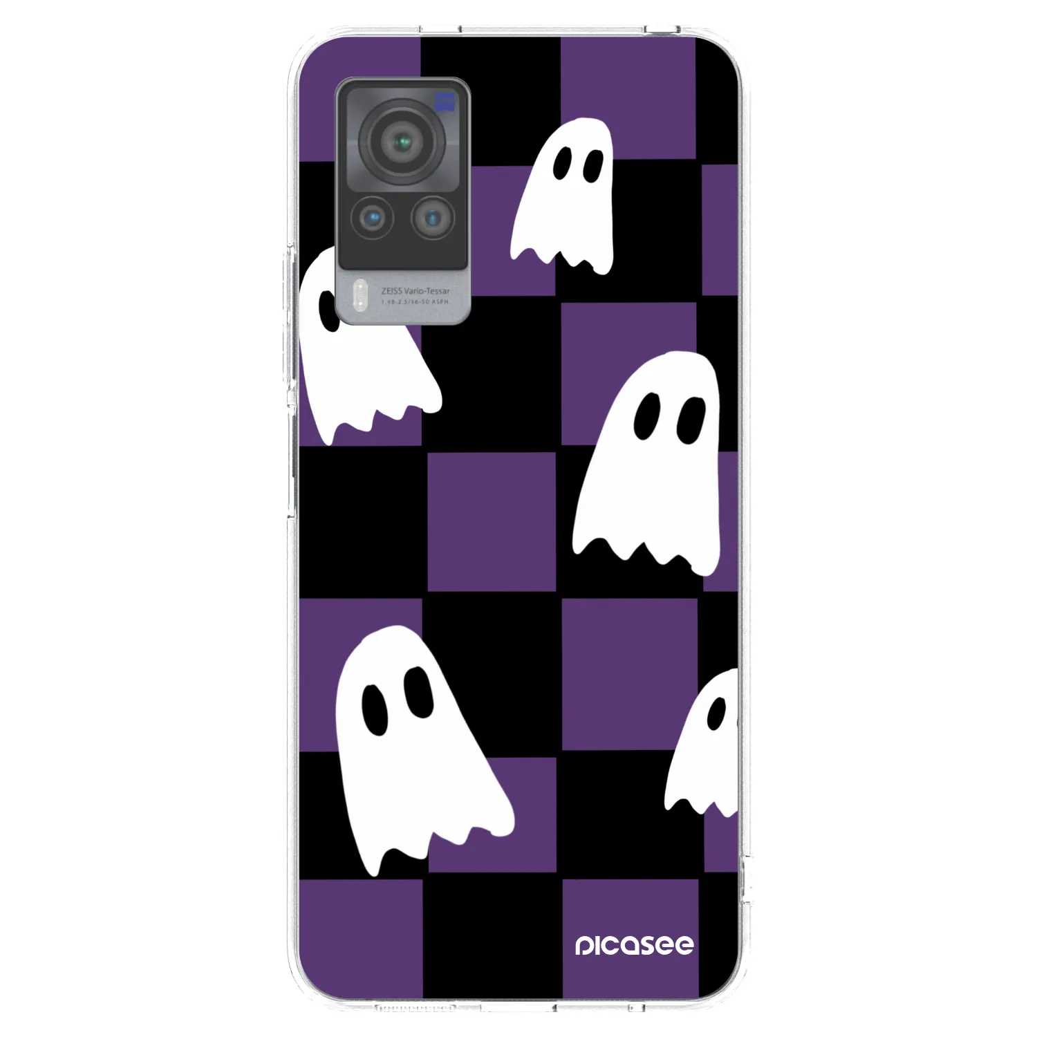 Picasee silikonski prozorni ovitek za Vivo X60 Pro 5G - Ghosts