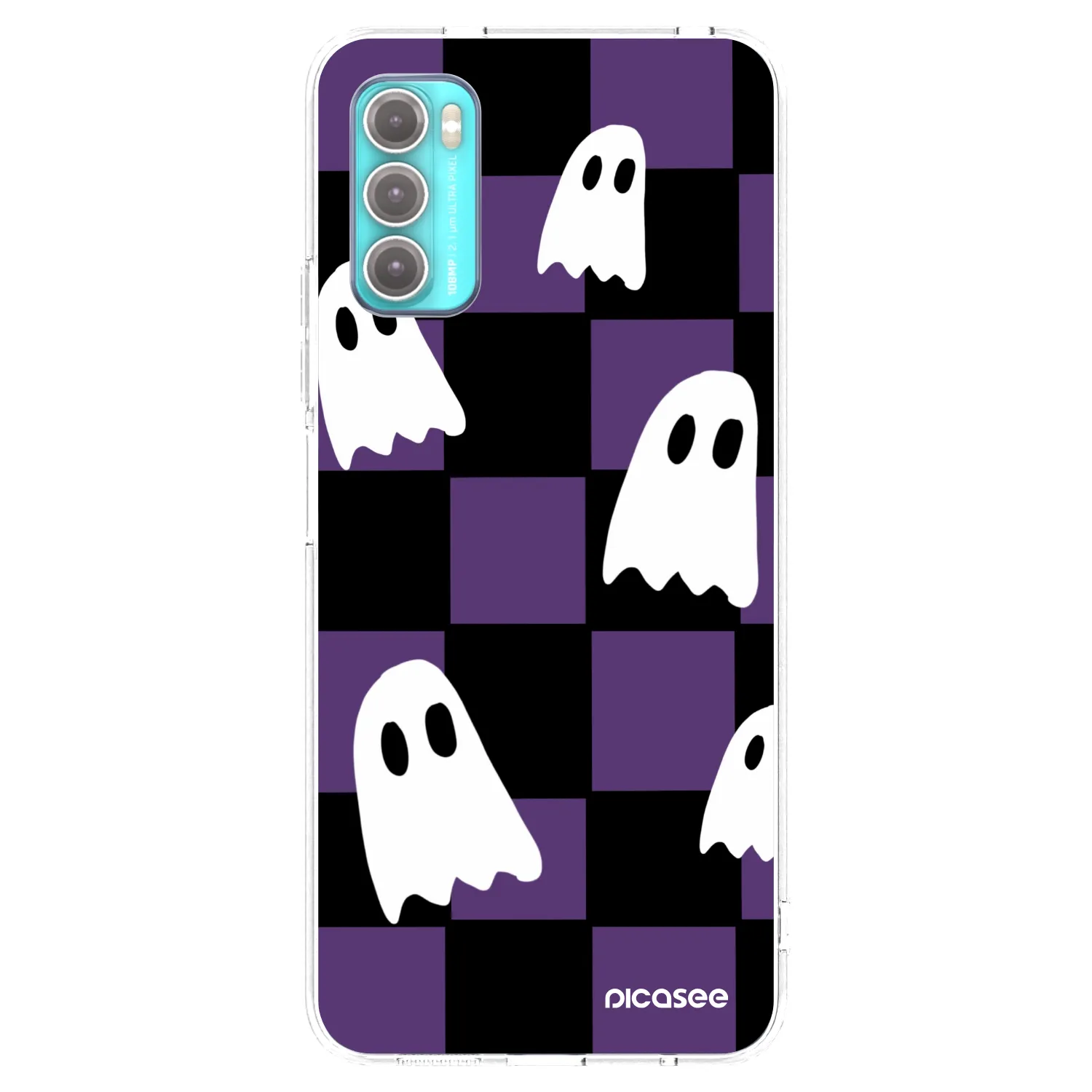 Picasee silikonski prozorni ovitek za Motorola Moto G60 - Ghosts