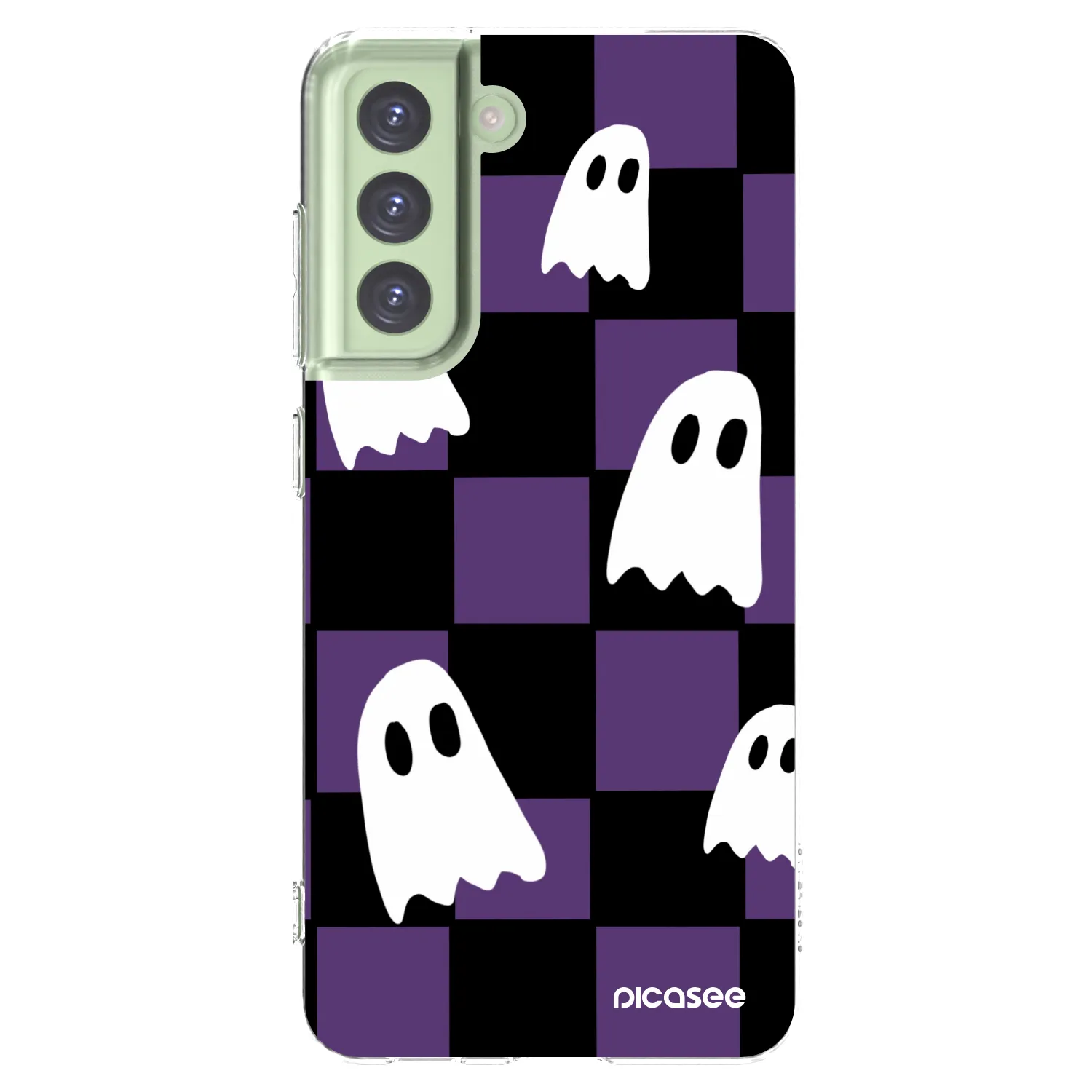 Picasee silikonski prozorni ovitek za Samsung Galaxy S21 FE 5G - Ghosts