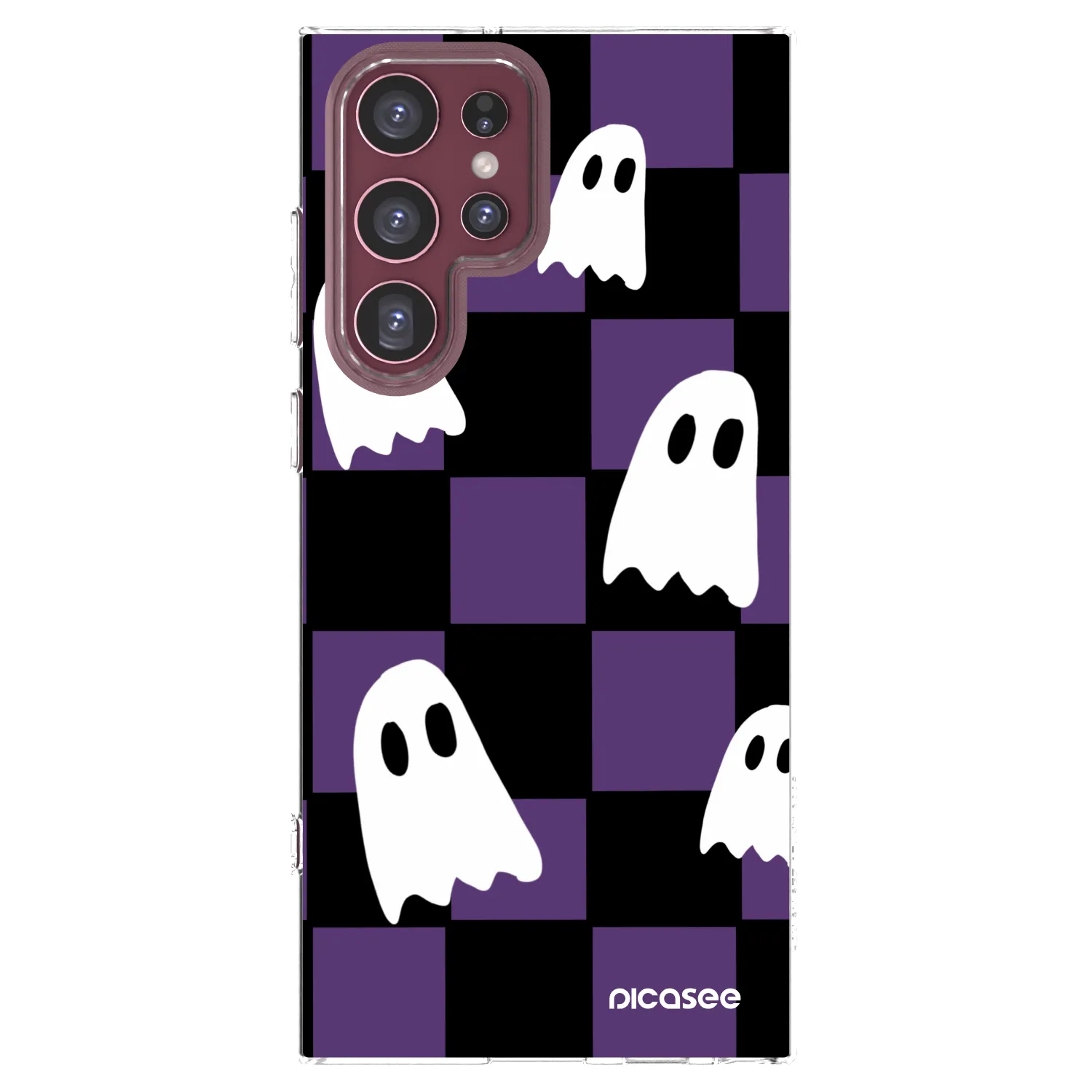 Picasee silikonski prozorni ovitek za Samsung Galaxy S22 Ultra 5G - Ghosts