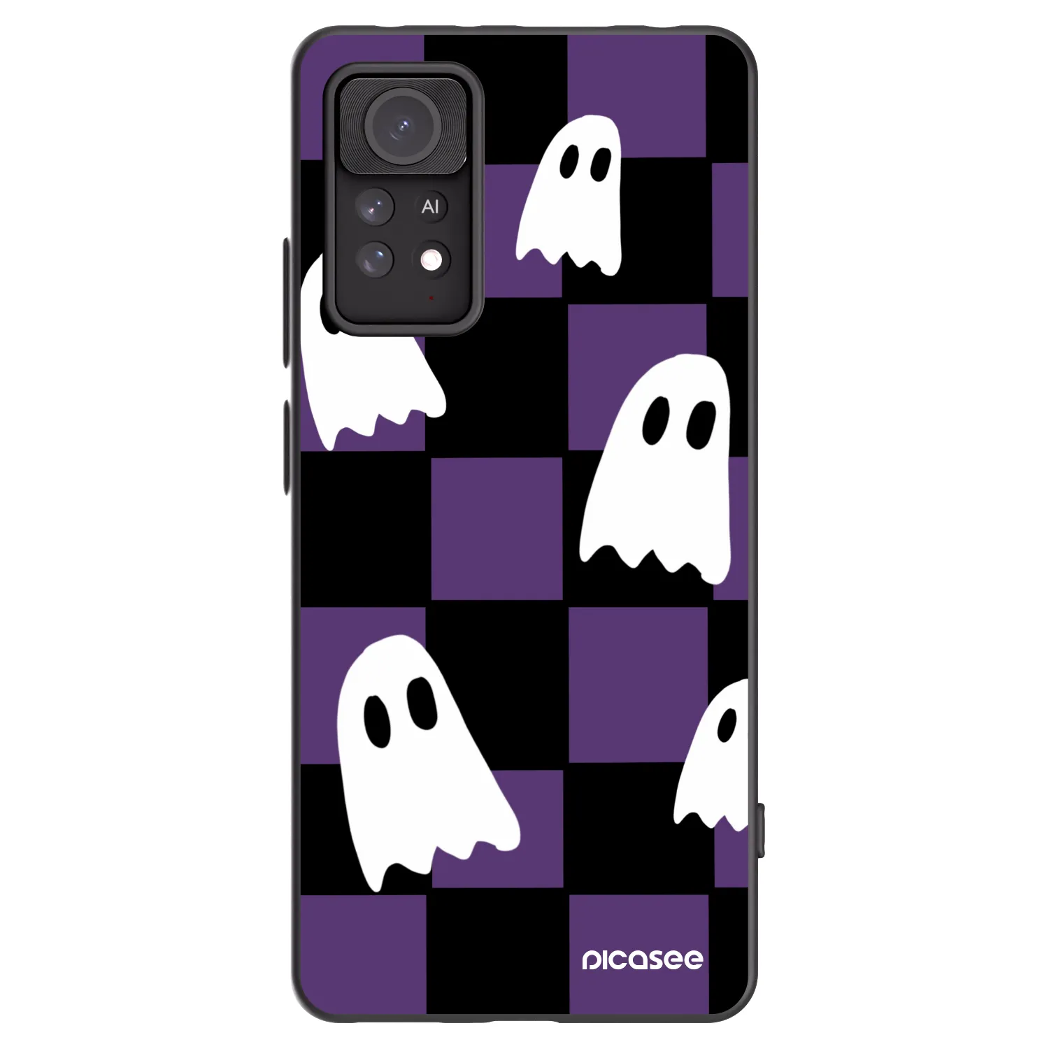 Picasee silikonski črni ovitek za Xiaomi Redmi Note 11 Pro - Ghosts