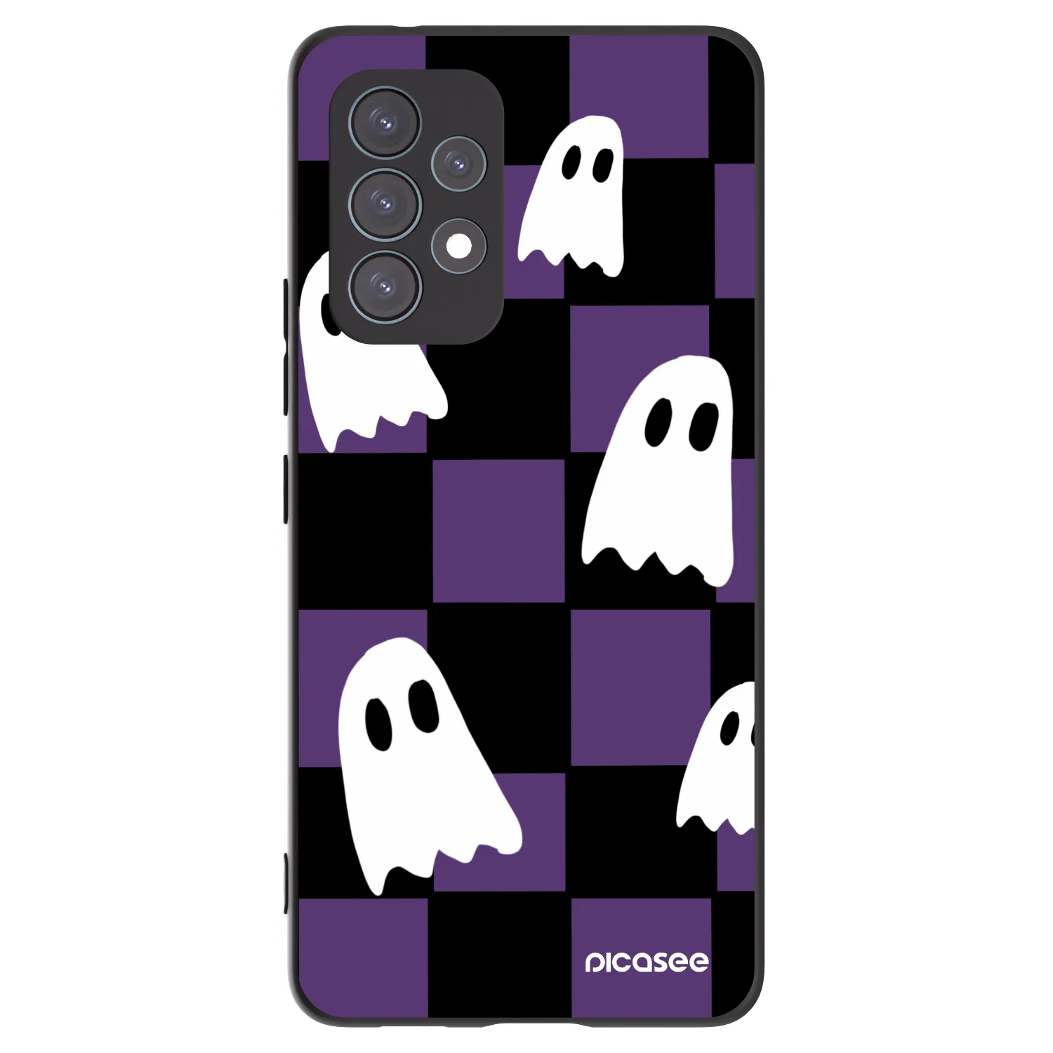 Picasee silikonski črni ovitek za Samsung Galaxy A53 5G A536 - Ghosts