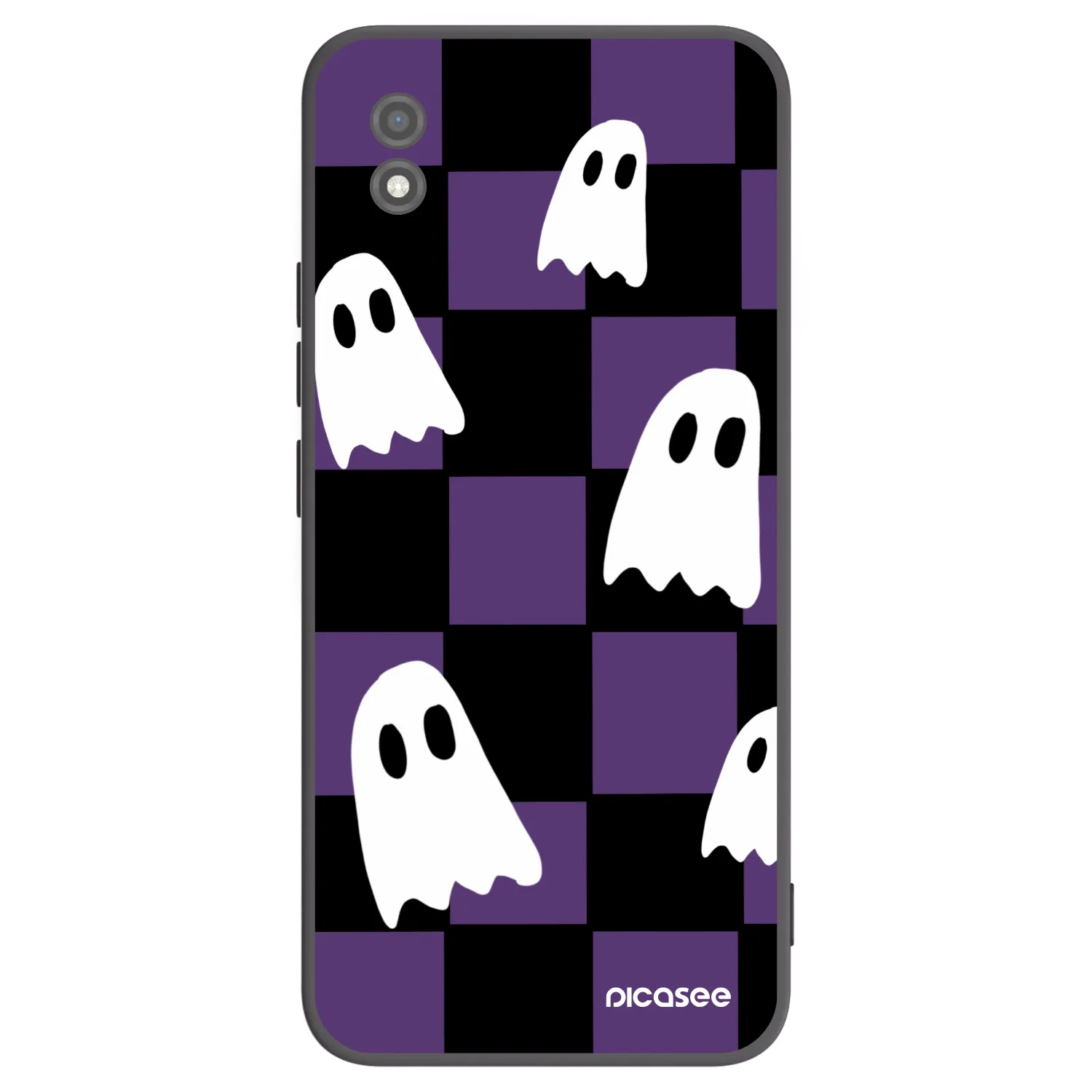 Picasee silikonski črni ovitek za Realme C11 (2021) - Ghosts