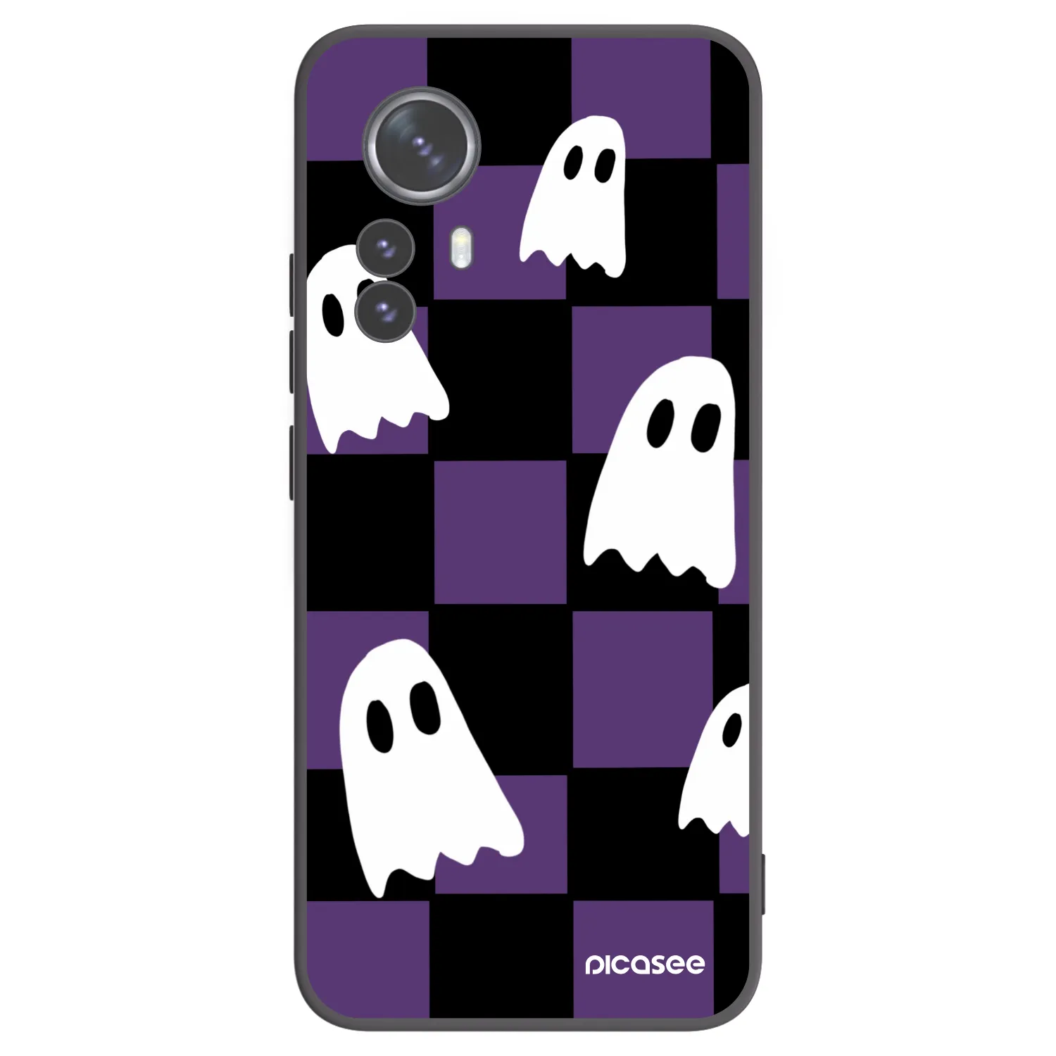 Picasee silikonski črni ovitek za Xiaomi 12 Pro - Ghosts