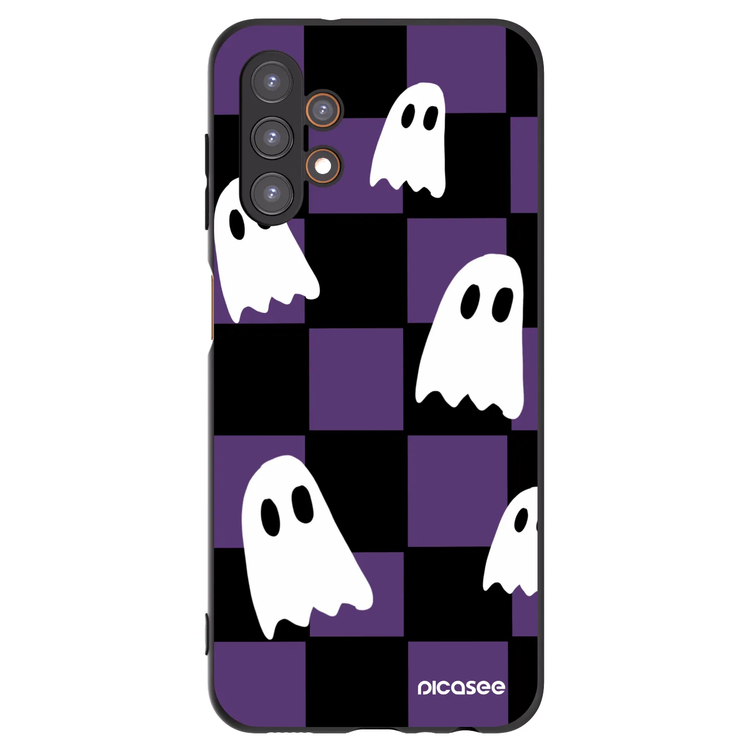 Picasee silikonski črni ovitek za Samsung Galaxy A13 4G A135 - Ghosts
