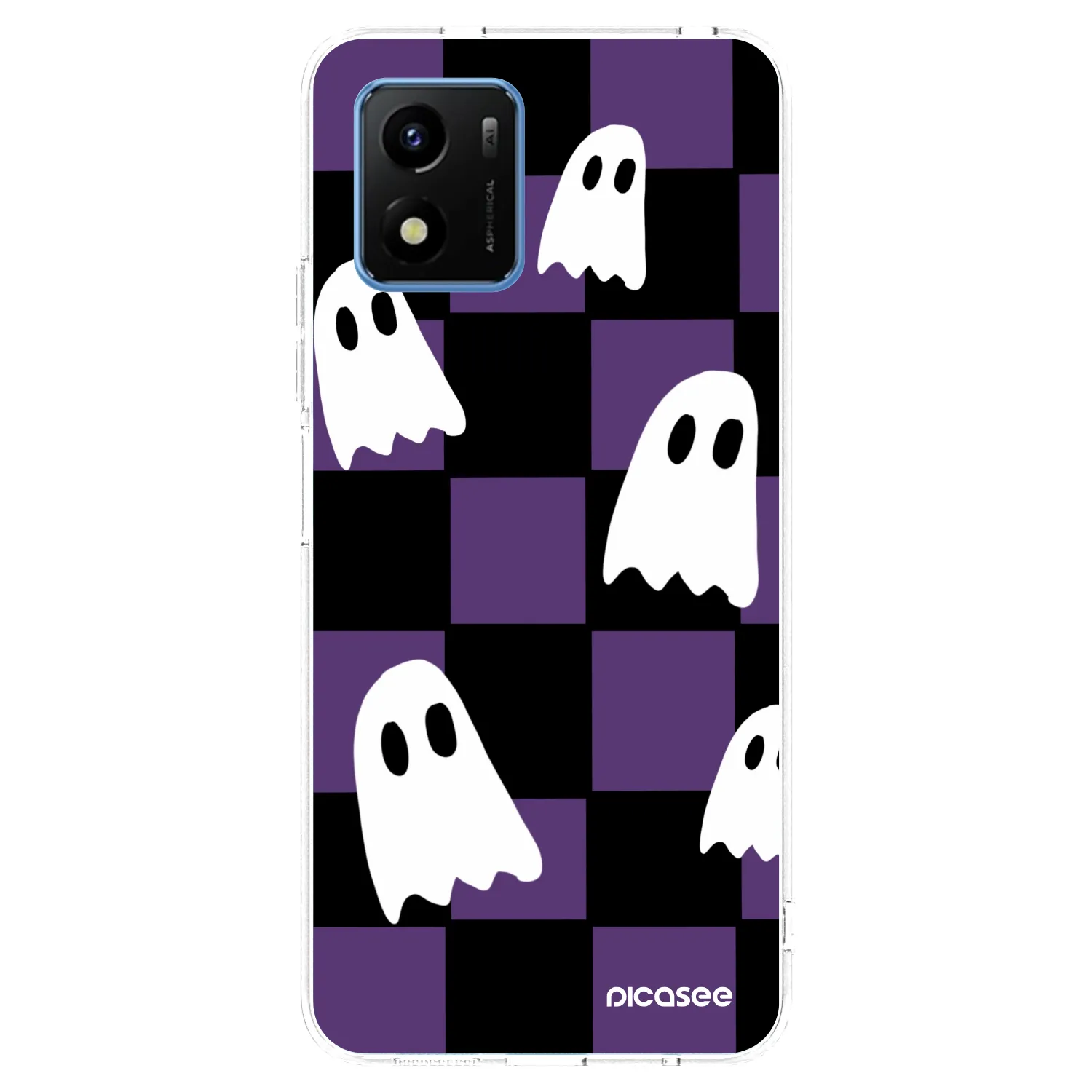 Picasee silikonski prozorni ovitek za Vivo Y01 - Ghosts