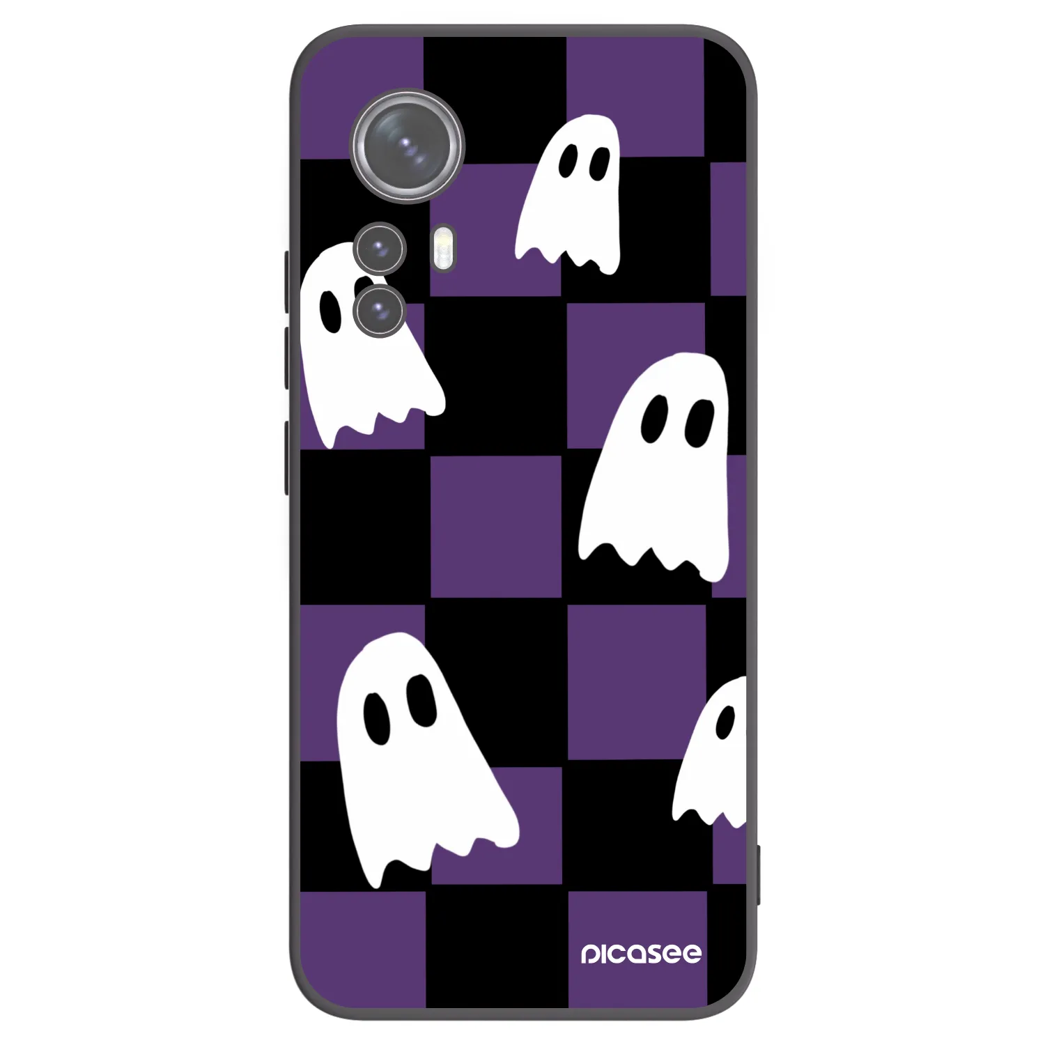 Picasee silikonski črni ovitek za Xiaomi 12X - Ghosts