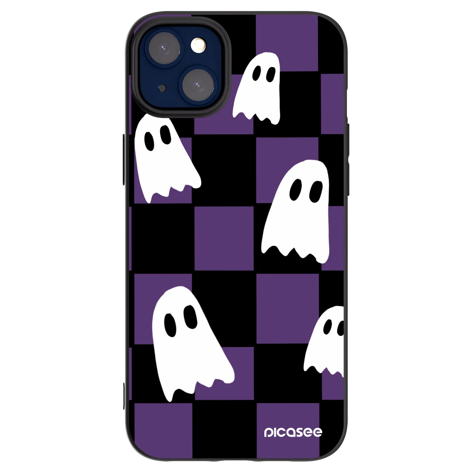 Picasee silikonski črni ovitek za Apple iPhone 14 Plus - Ghosts