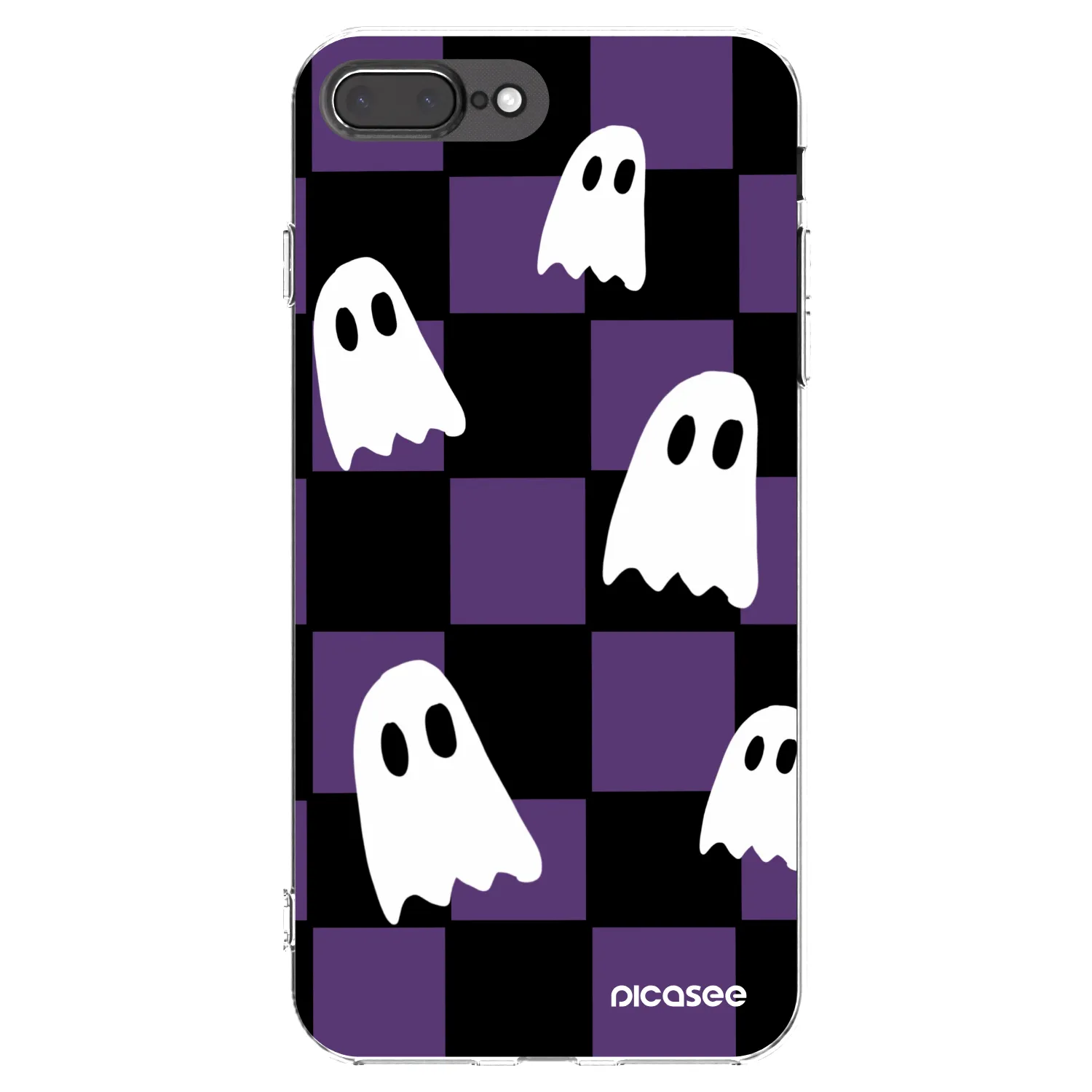 Picasee silikonski prozorni ovitek za Apple iPhone 8 Plus - Ghosts