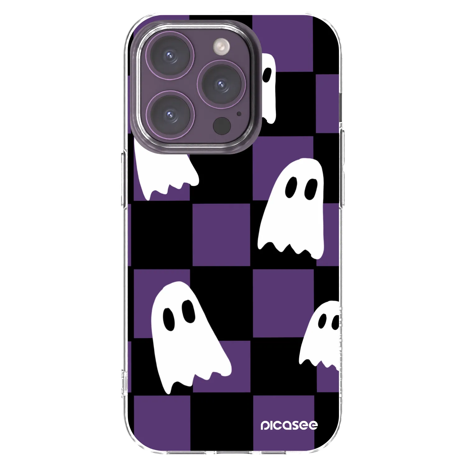 Picasee silikonski prozorni ovitek za Apple iPhone 14 Pro - Ghosts