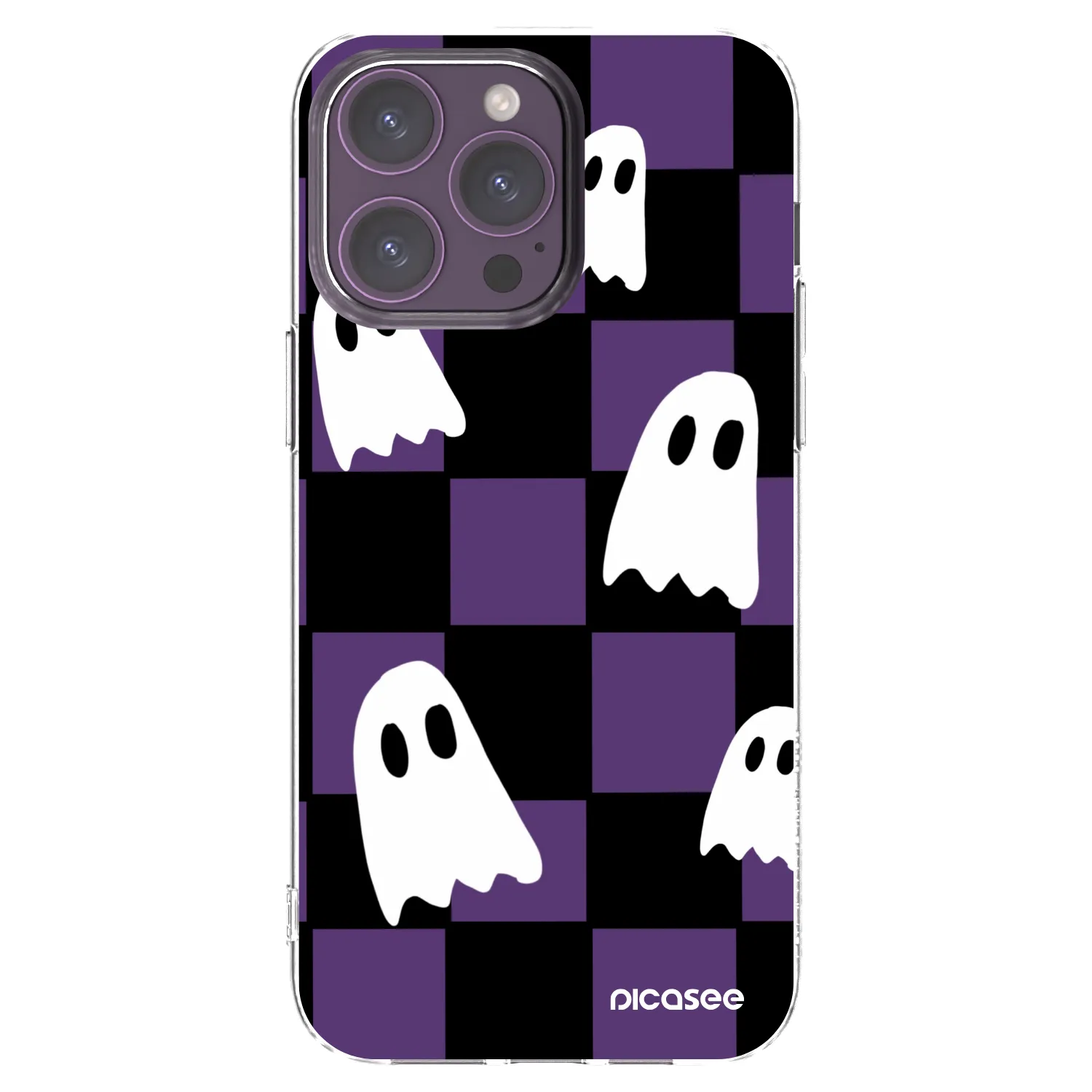 Picasee silikonski prozorni ovitek za Apple iPhone 14 Pro Max - Ghosts