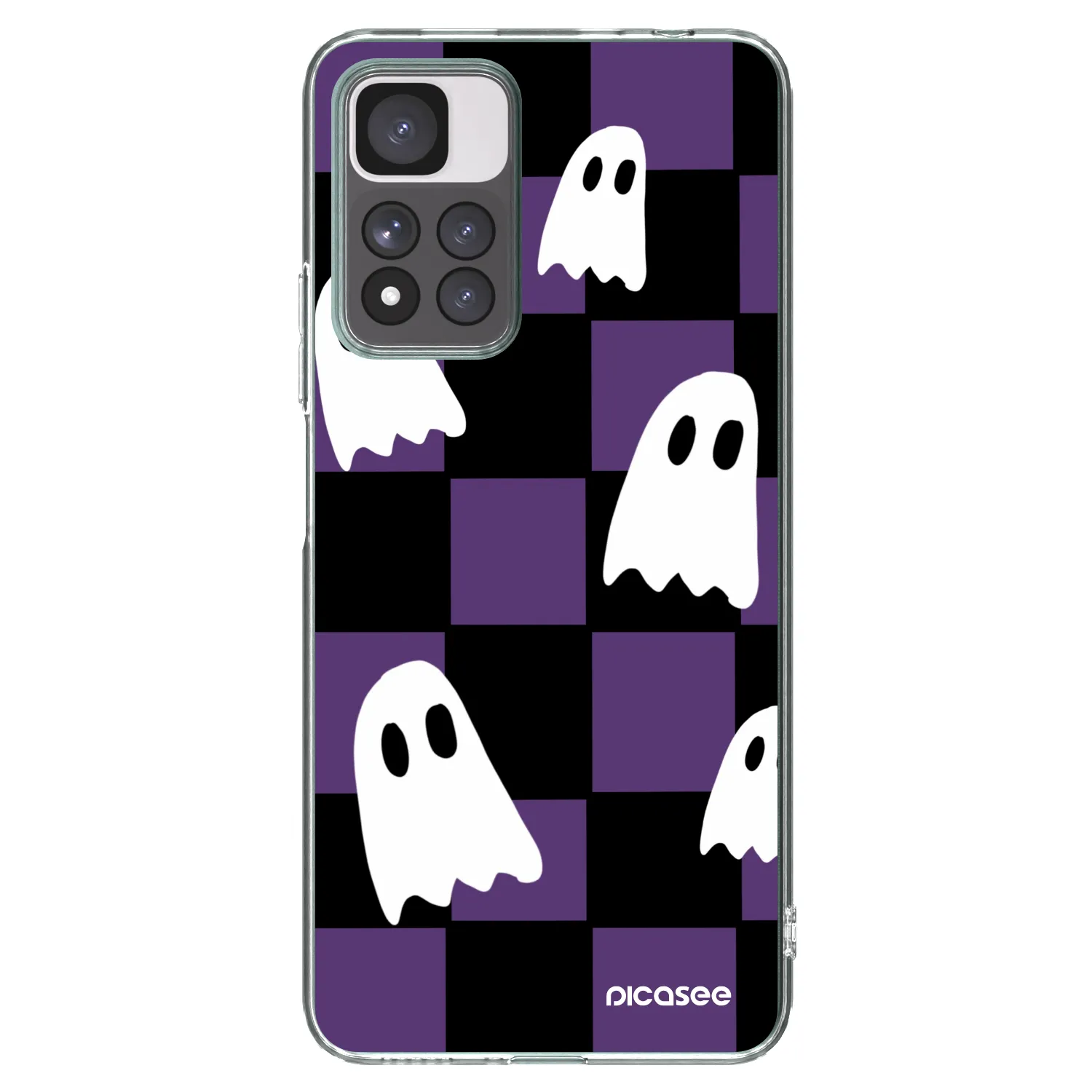 Picasee silikonski prozorni ovitek za Xiaomi Redmi Note 11 Pro+ 5G - Ghosts