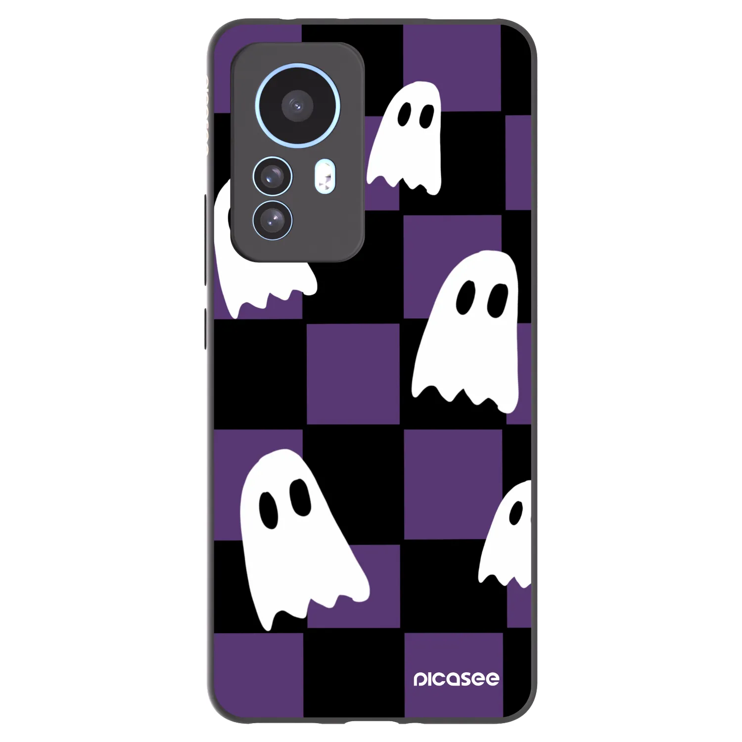 Picasee silikonski črni ovitek za Xiaomi 12T Pro - Ghosts