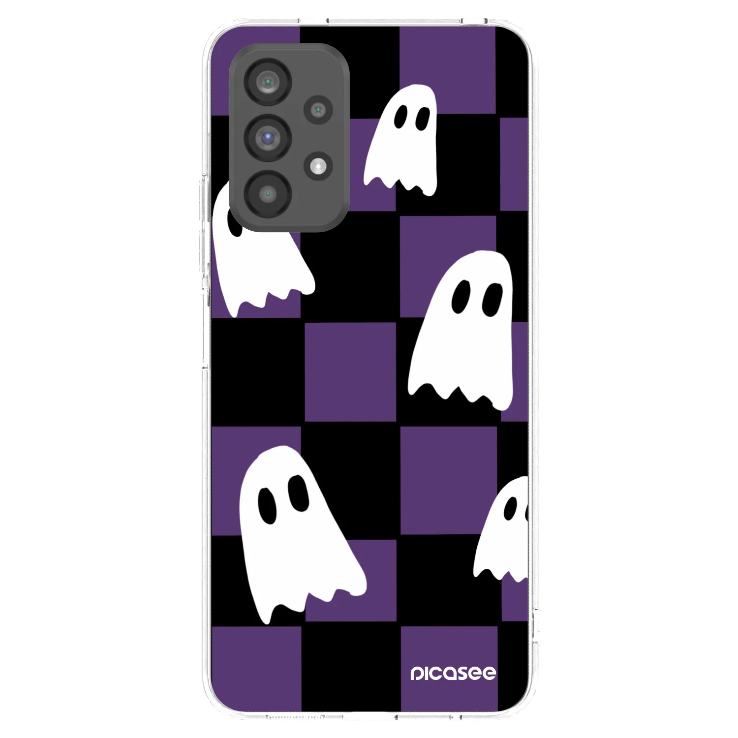Picasee silikonski prozorni ovitek za Samsung Galaxy A73 5G - Ghosts