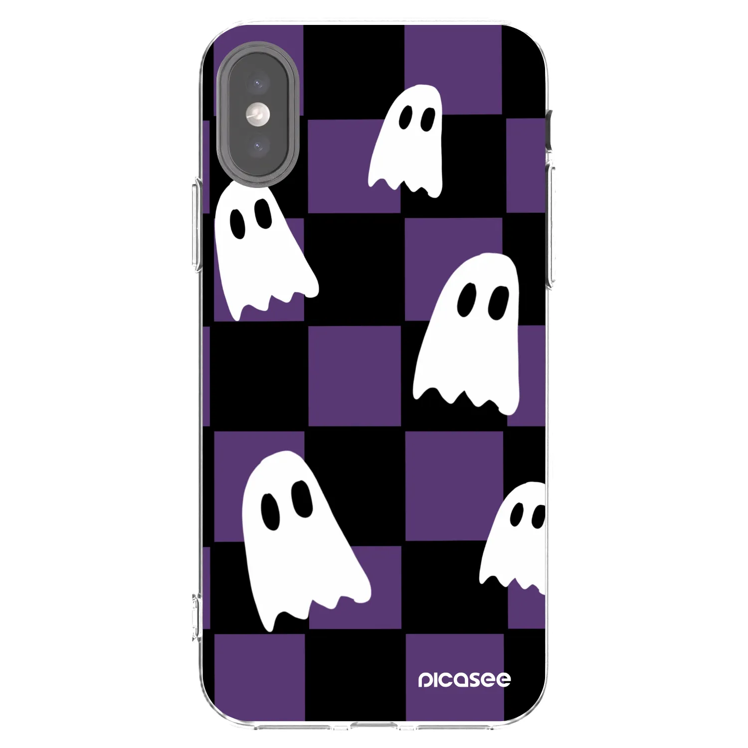 Picasee silikonski prozorni ovitek za Apple iPhone X/XS - Ghosts