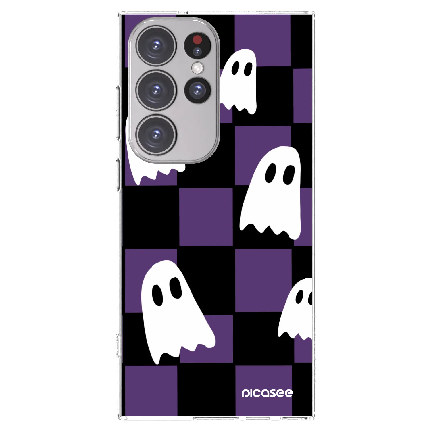 Picasee silikonski prozorni ovitek za Samsung Galaxy S23 Ultra 5G - Ghosts