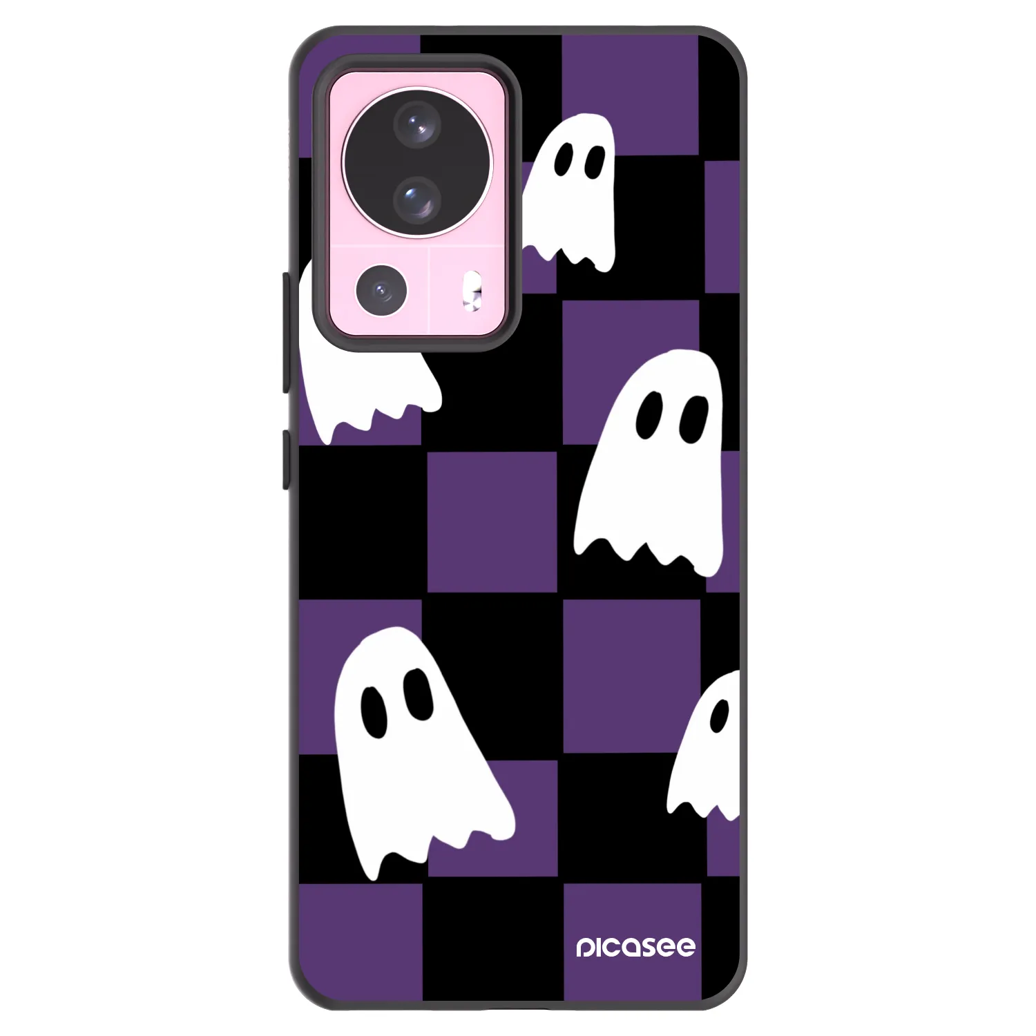 Picasee silikonski črni ovitek za Xiaomi 13 Lite - Ghosts