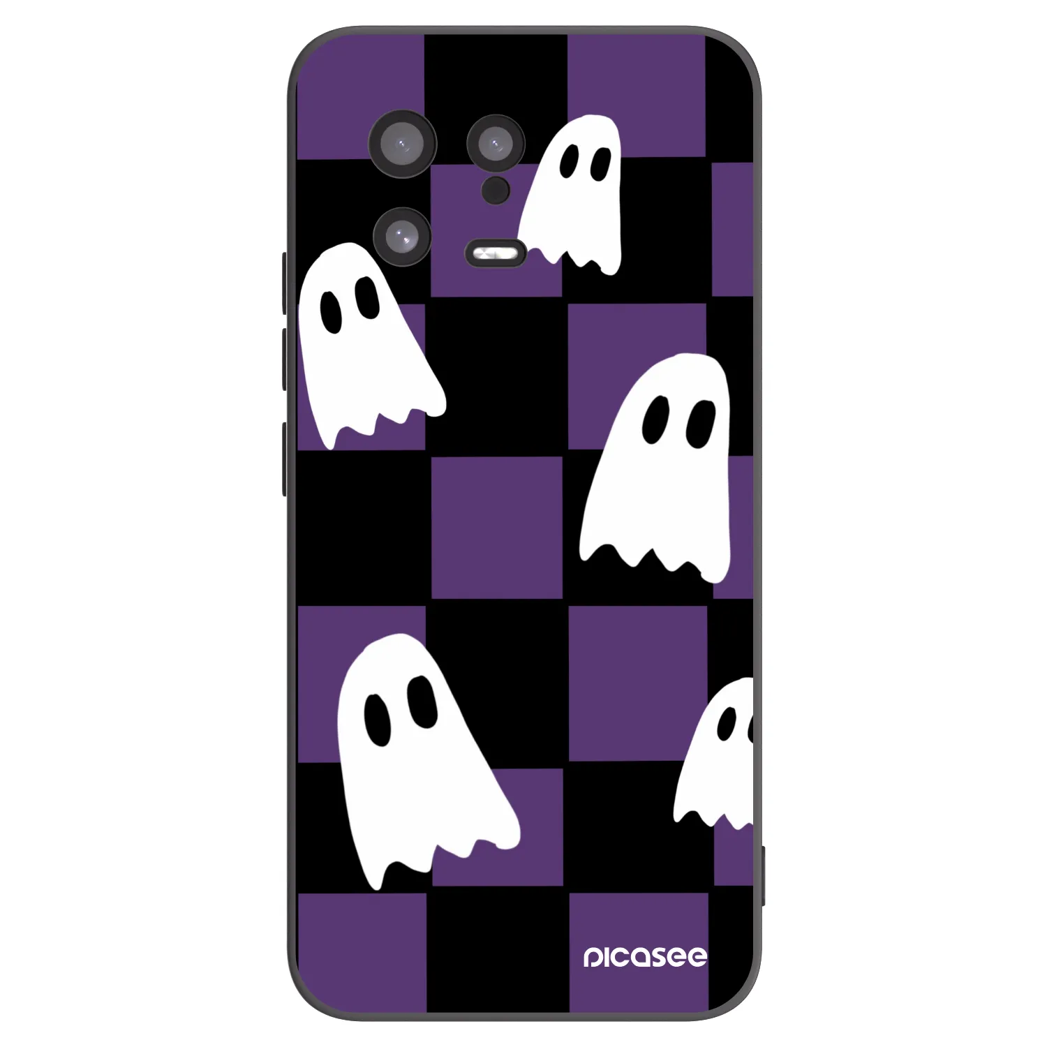 Picasee silikonski črni ovitek za Xiaomi 13 - Ghosts