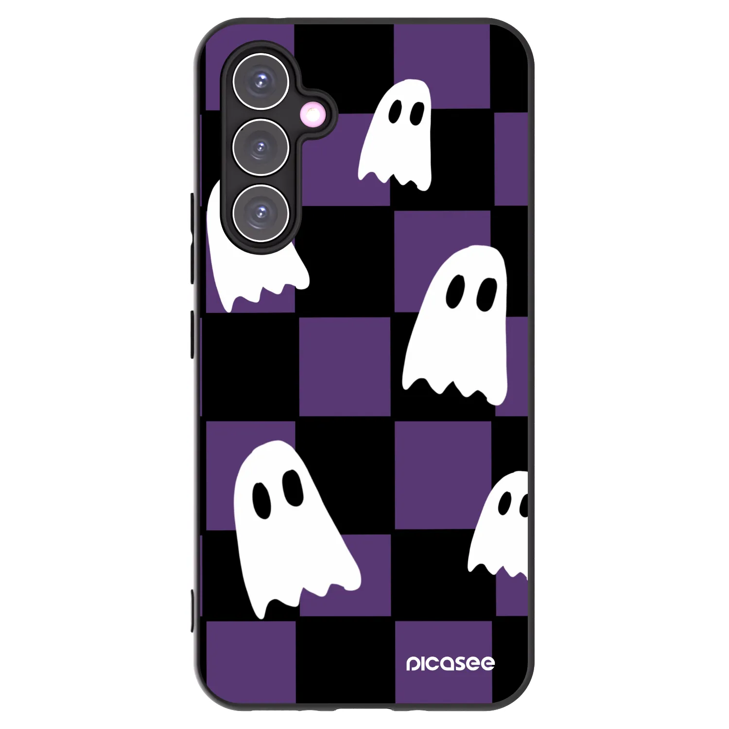 Picasee silikonski črni ovitek za Samsung Galaxy A54 5G A546B - Ghosts