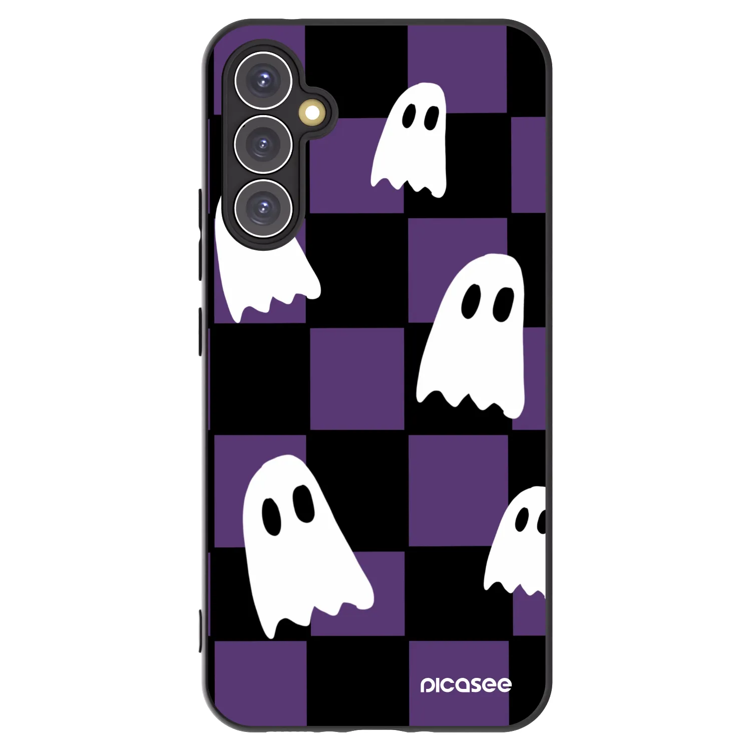 Picasee silikonski črni ovitek za Samsung Galaxy A34 5G A346B - Ghosts