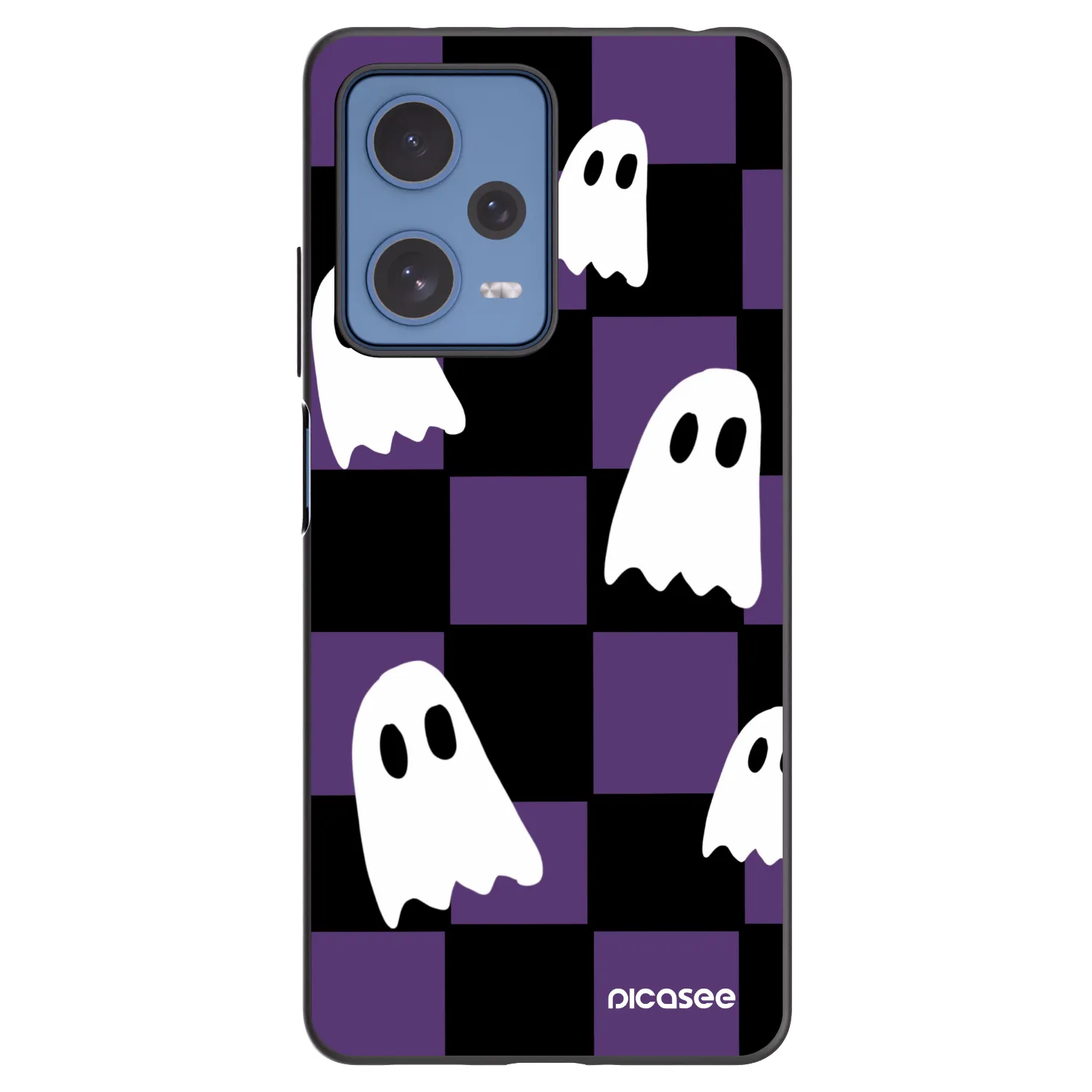 Picasee silikonski črni ovitek za Xiaomi Redmi Note 12 Pro 5G - Ghosts