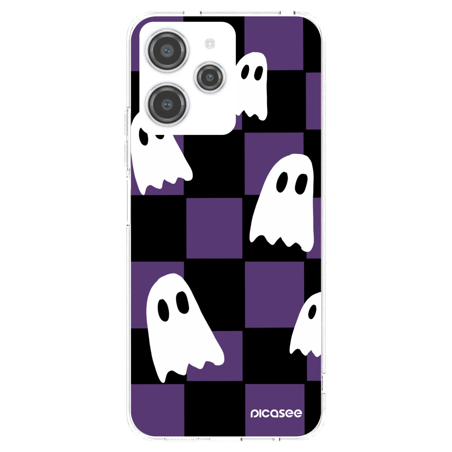 Picasee silikonski prozorni ovitek za Xiaomi Redmi 12 4G - Ghosts