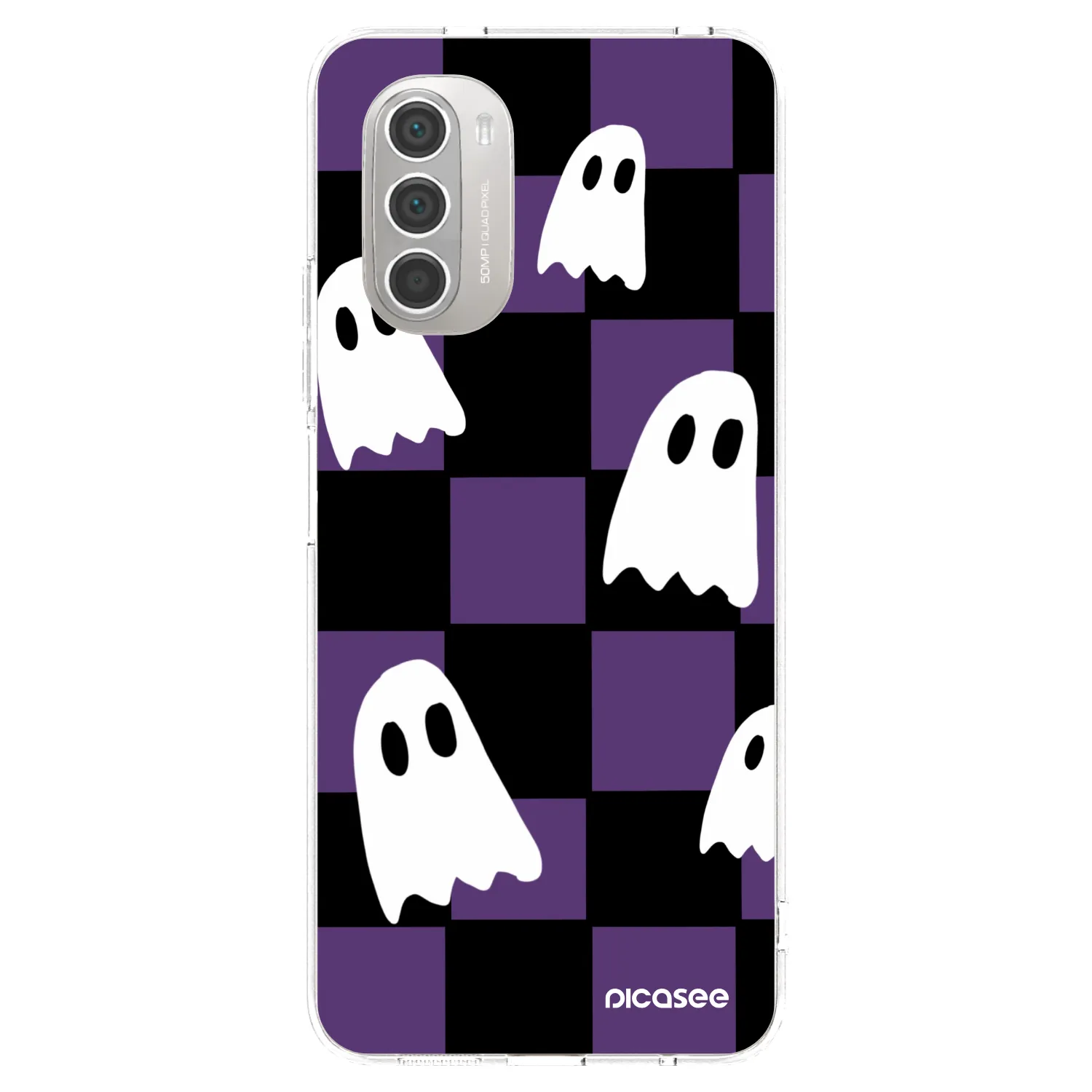 Picasee silikonski prozorni ovitek za Motorola Moto G51 - Ghosts