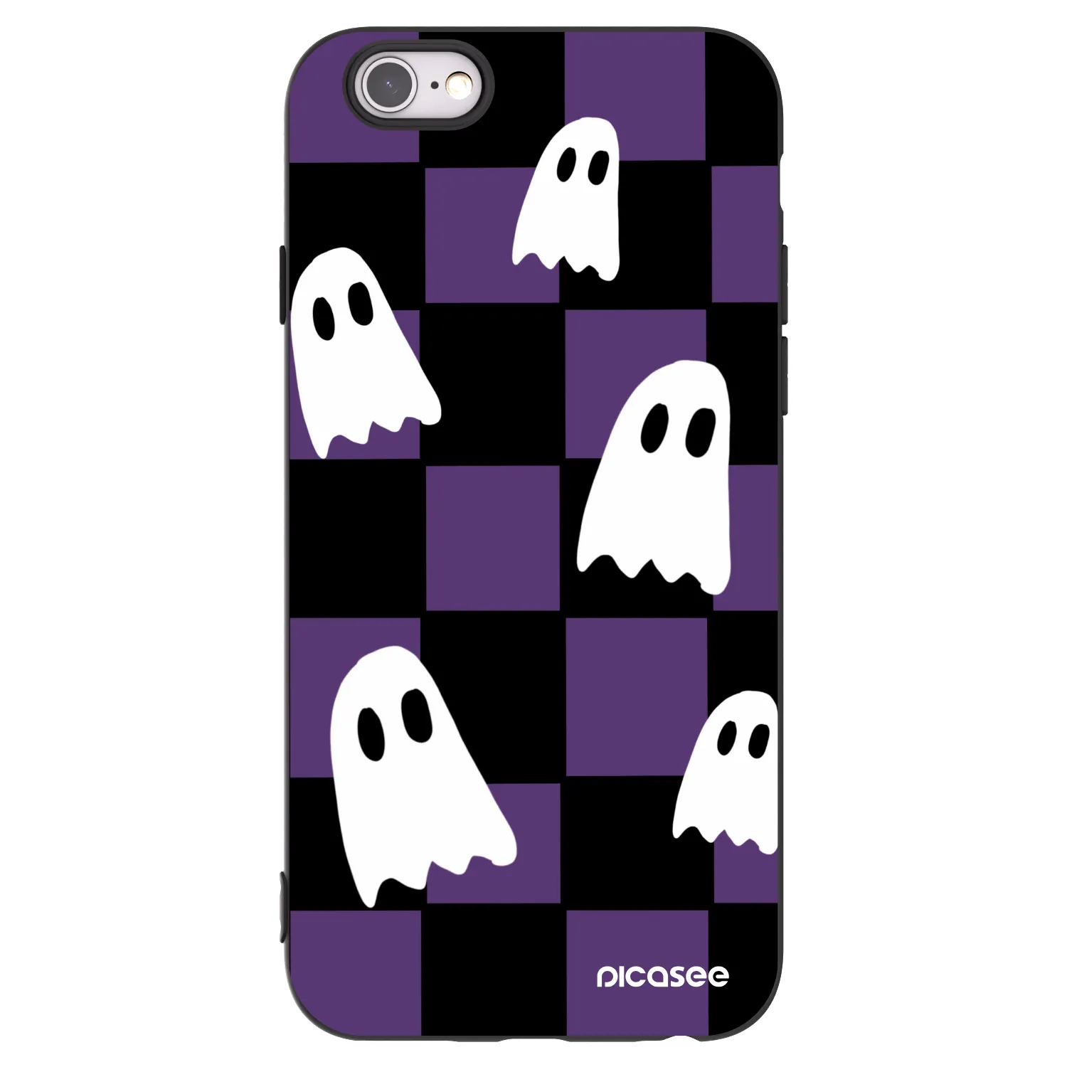 Picasee silikonski črni ovitek za Apple iPhone 6/6S - Ghosts