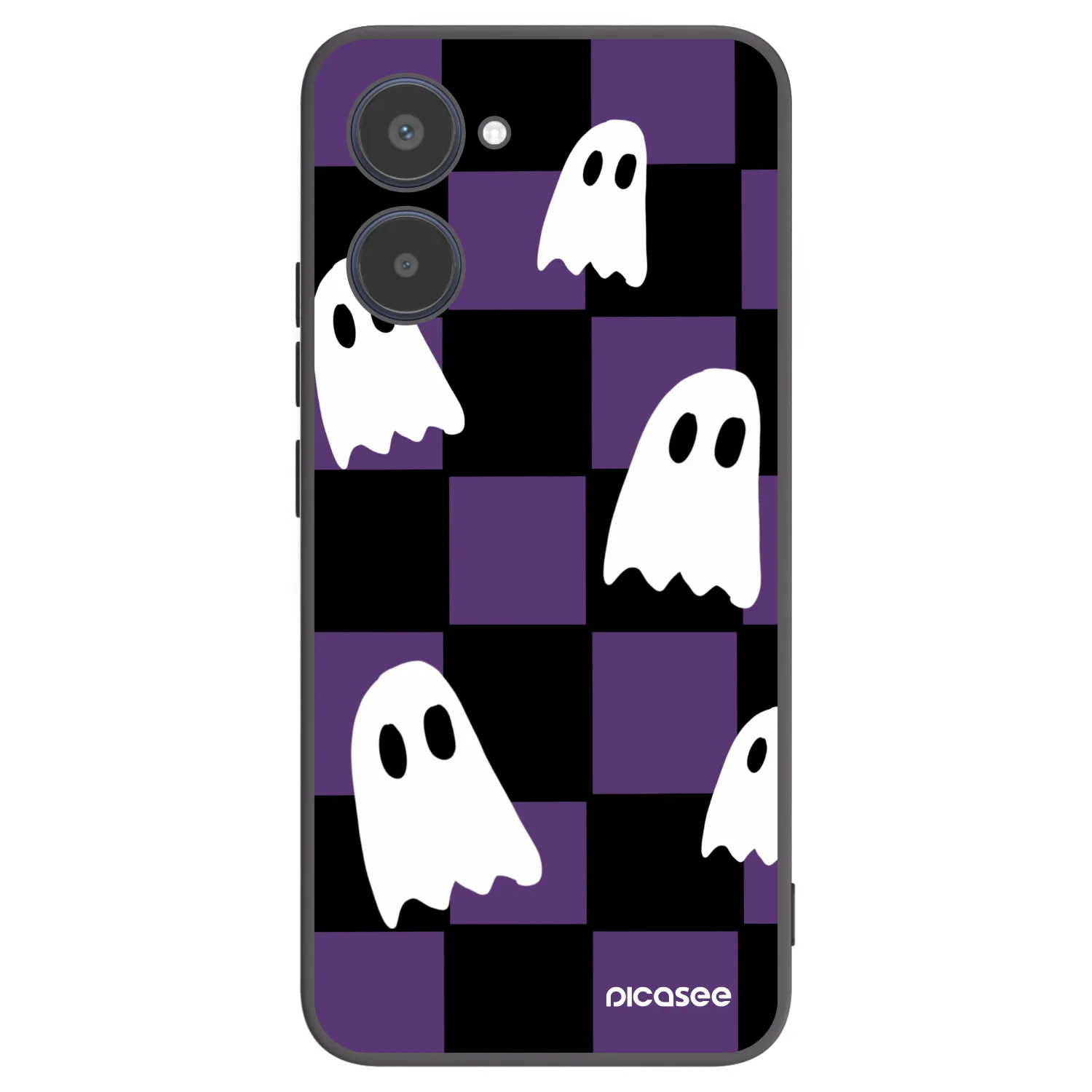 Picasee silikonski črni ovitek za Realme 10 4G - Ghosts