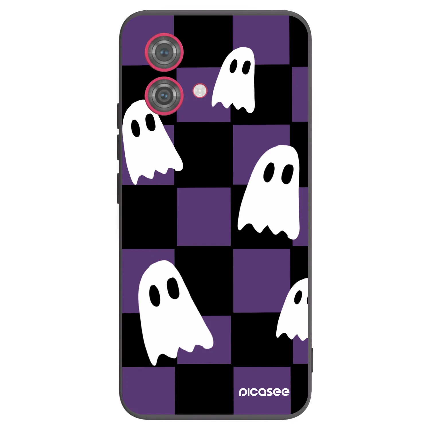 Picasee silikonski črni ovitek za Motorola Moto G84 5G - Ghosts