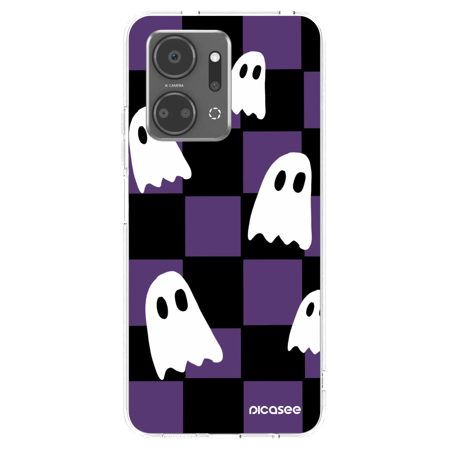 Picasee silikonski prozorni ovitek za Honor X7a - Ghosts