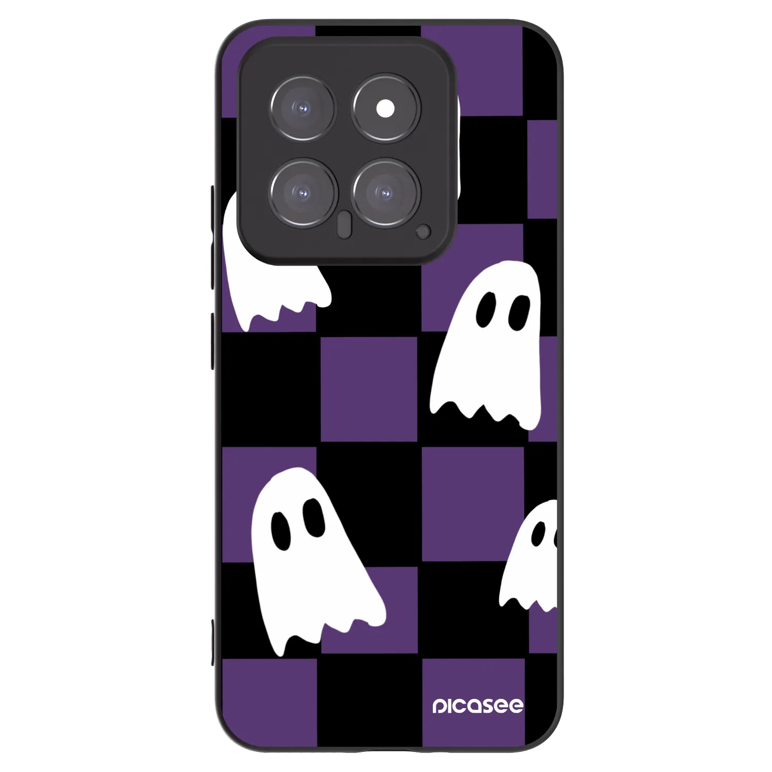 Picasee silikonski črni ovitek za Xiaomi 14 - Ghosts