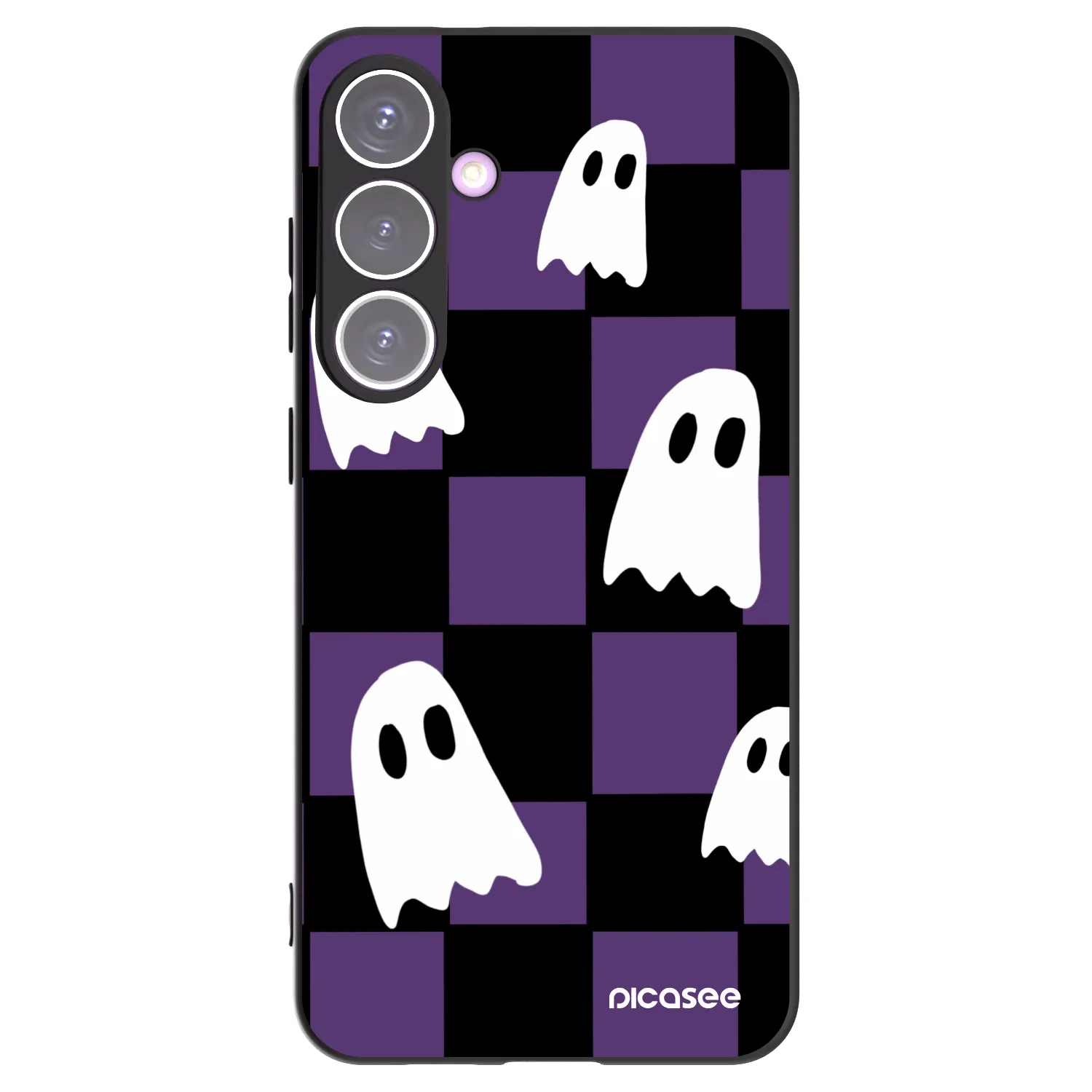 Picasee silikonski črni ovitek za Samsung Galaxy S24+ S926B 5G - Ghosts