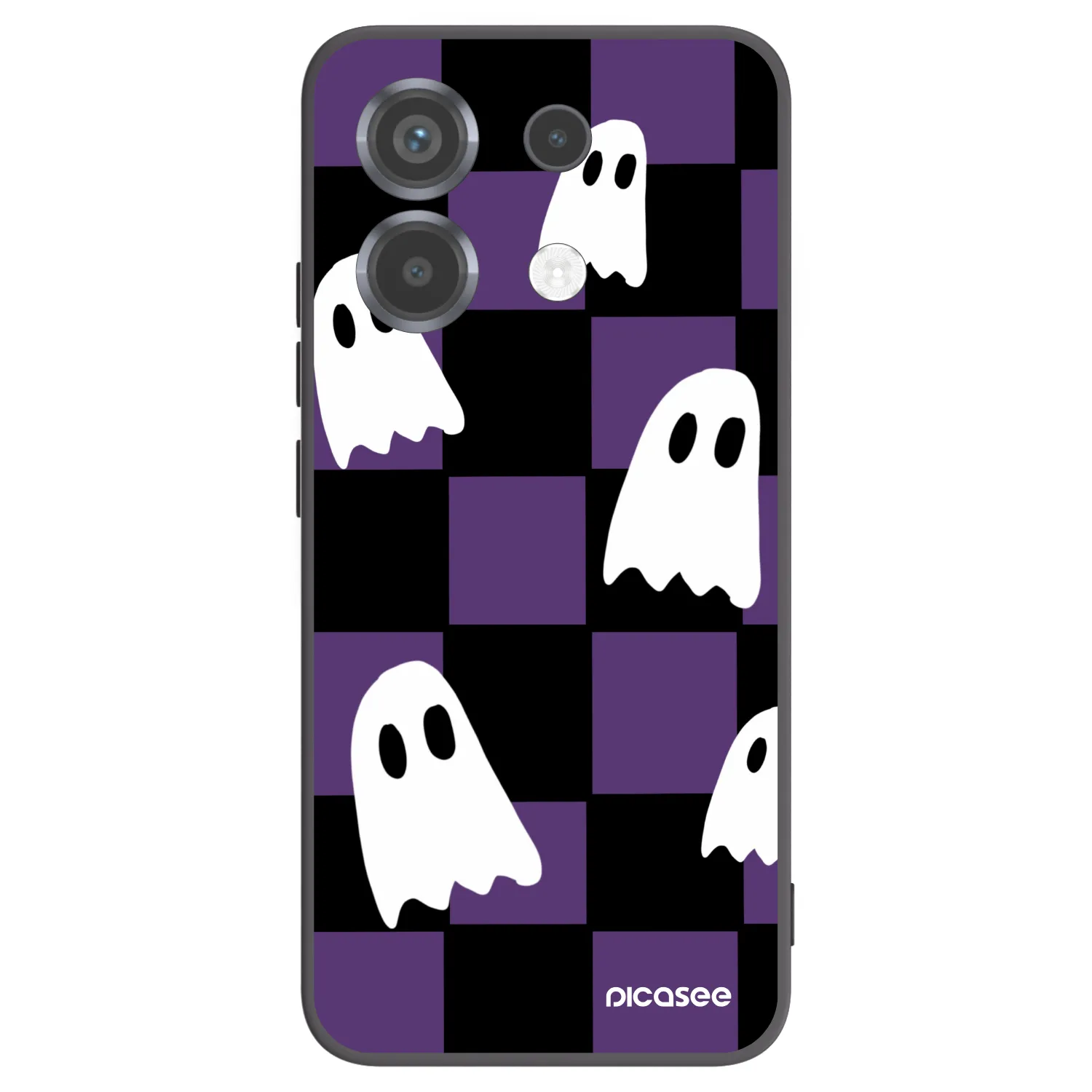 Picasee silikonski črni ovitek za Xiaomi Poco X6 - Ghosts