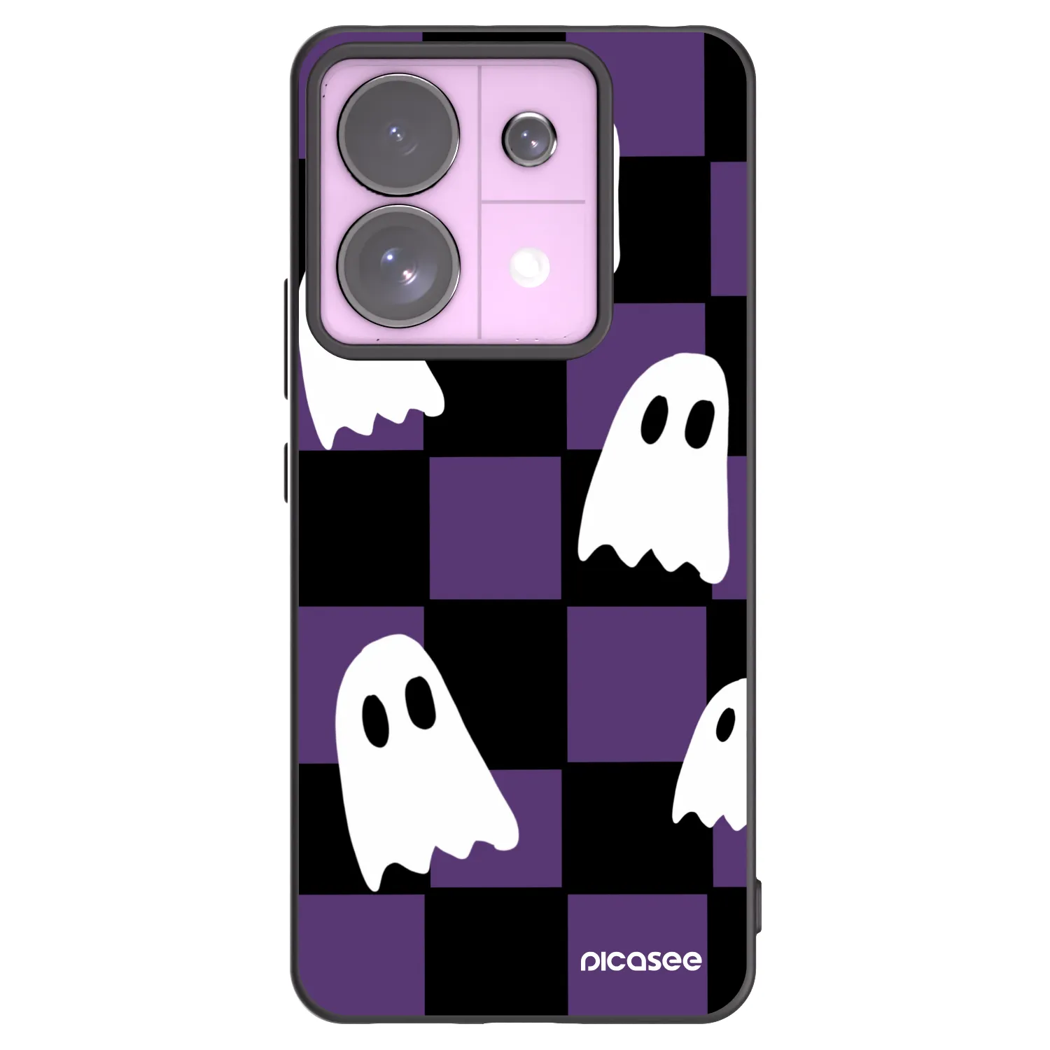 Picasee silikonski črni ovitek za Xiaomi Redmi Note 13 Pro 5G - Ghosts