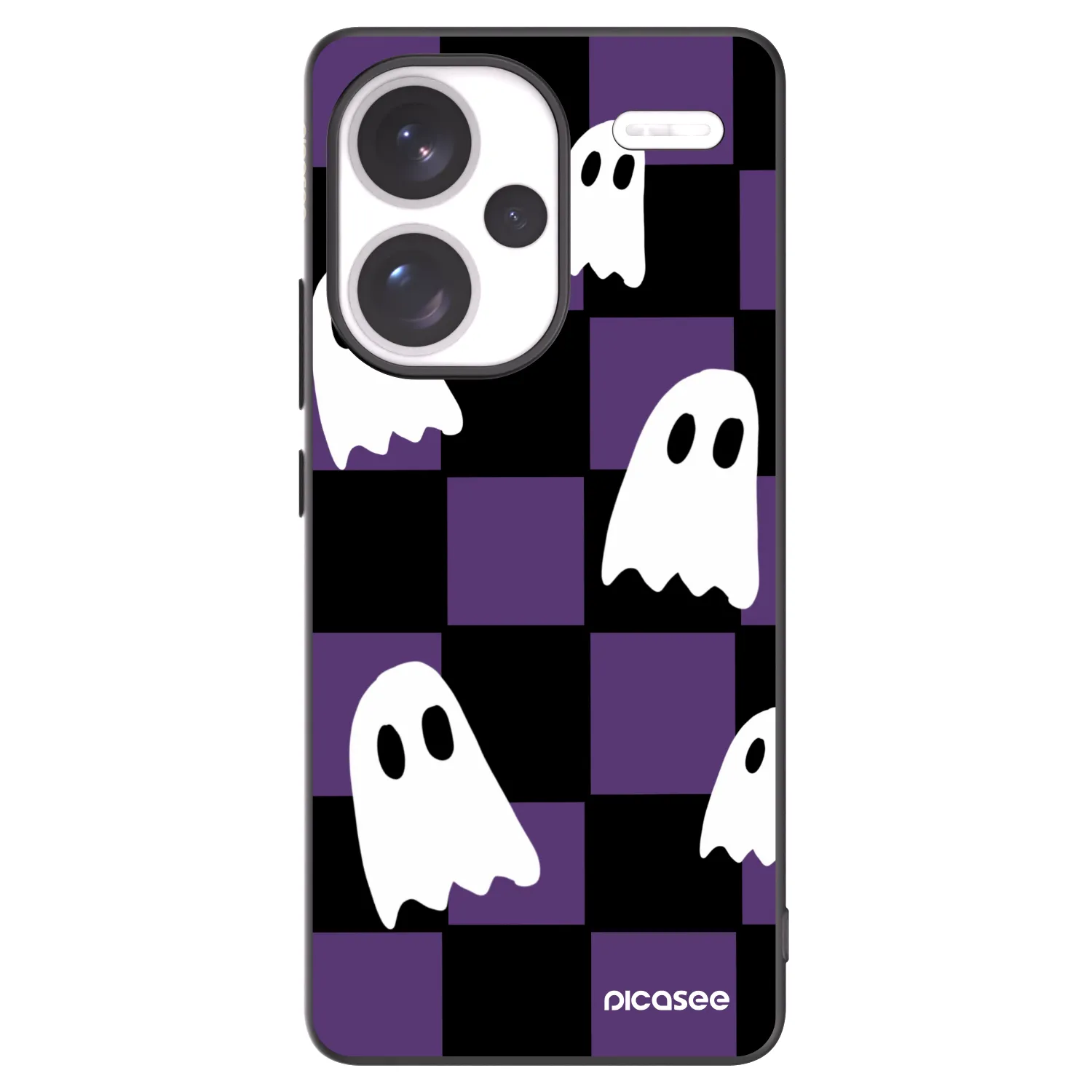 Picasee silikonski črni ovitek za Xiaomi Redmi Note 13 Pro+ 5G - Ghosts