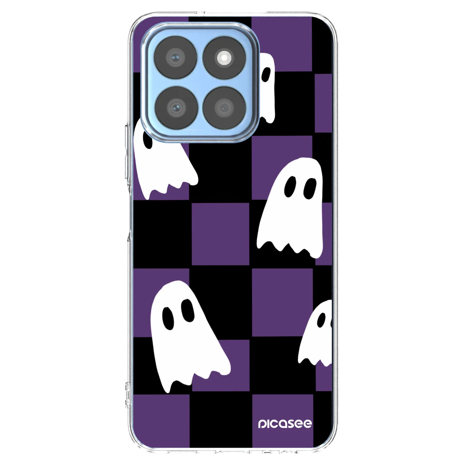 Picasee silikonski prozorni ovitek za Honor X8b - Ghosts