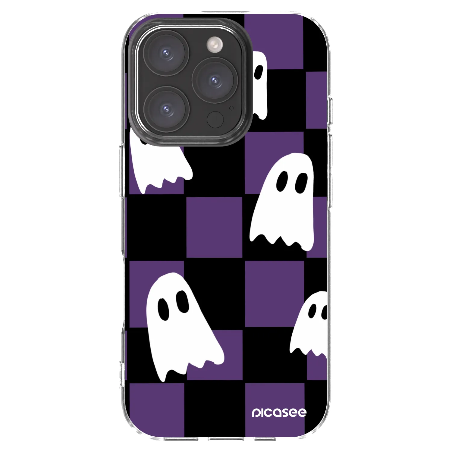 Picasee silikonski prozorni ovitek za Apple iPhone 16 Pro - Ghosts