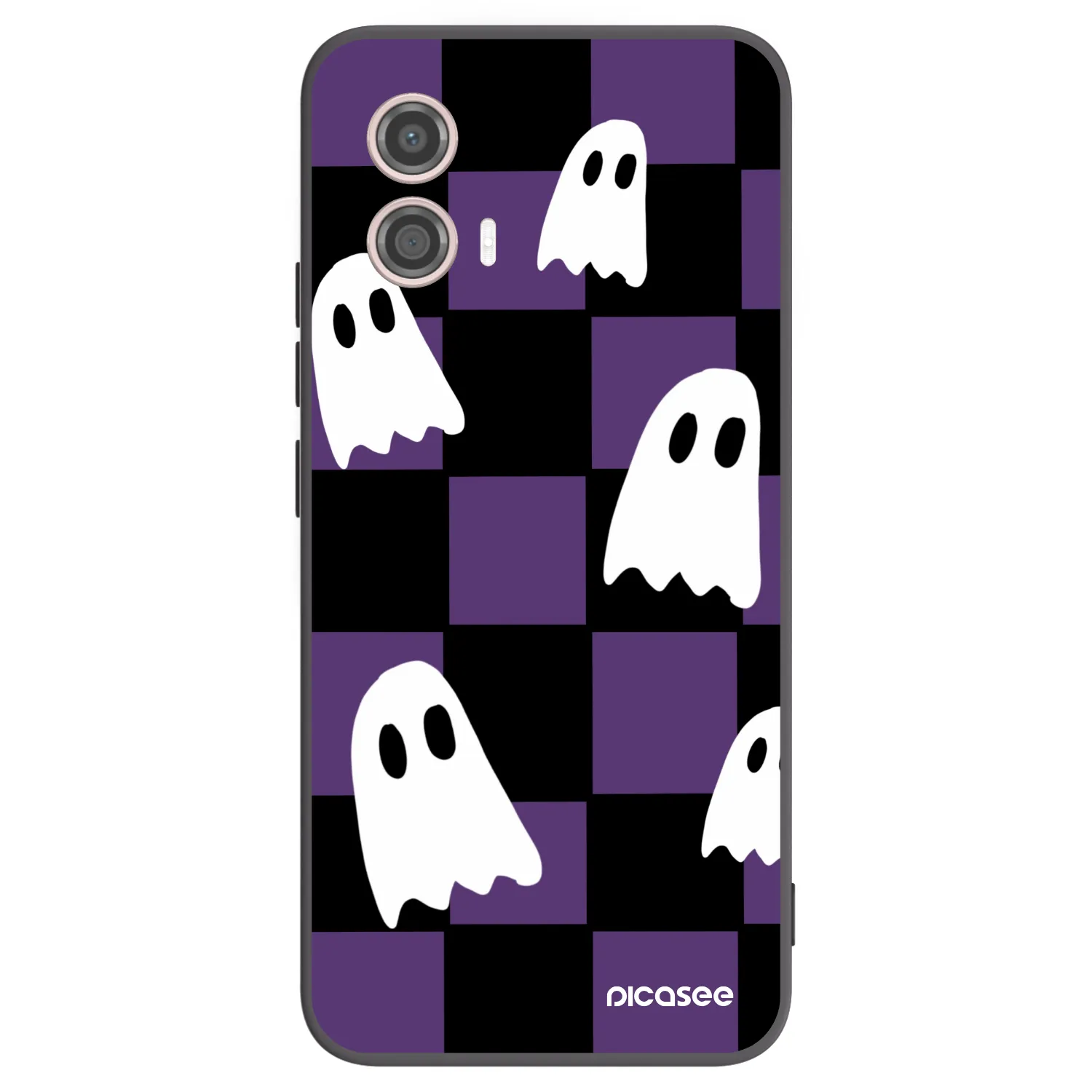 Picasee silikonski črni ovitek za Motorola Moto G53 5G - Ghosts
