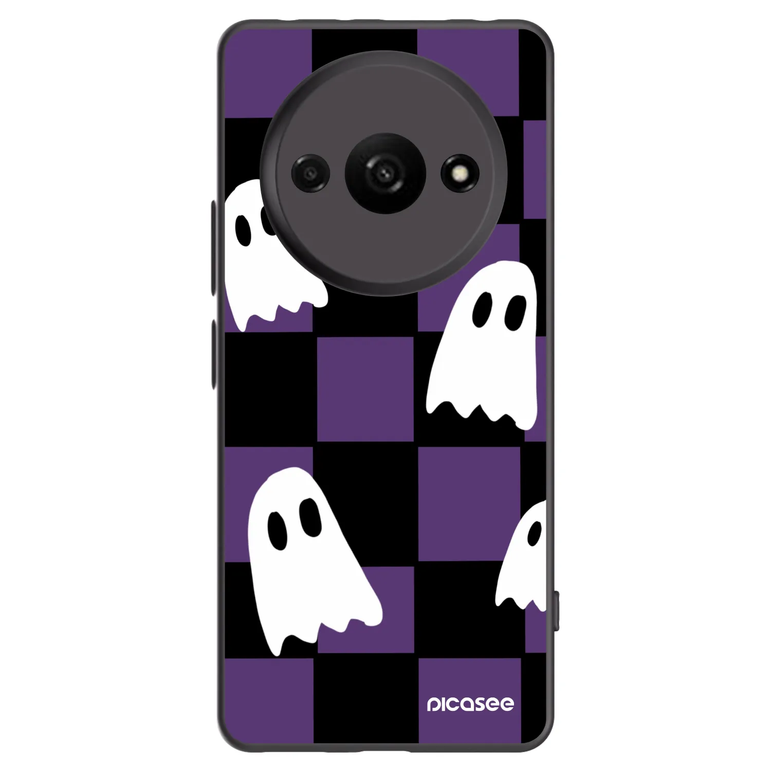 Picasee silikonski črni ovitek za Xiaomi Redmi A3 - Ghosts
