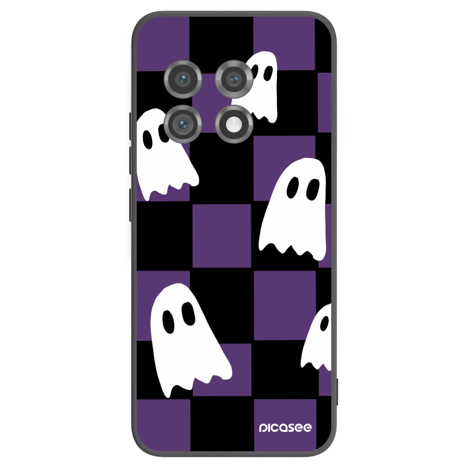 Picasee silikonski črni ovitek za OnePlus 11 5G - Ghosts