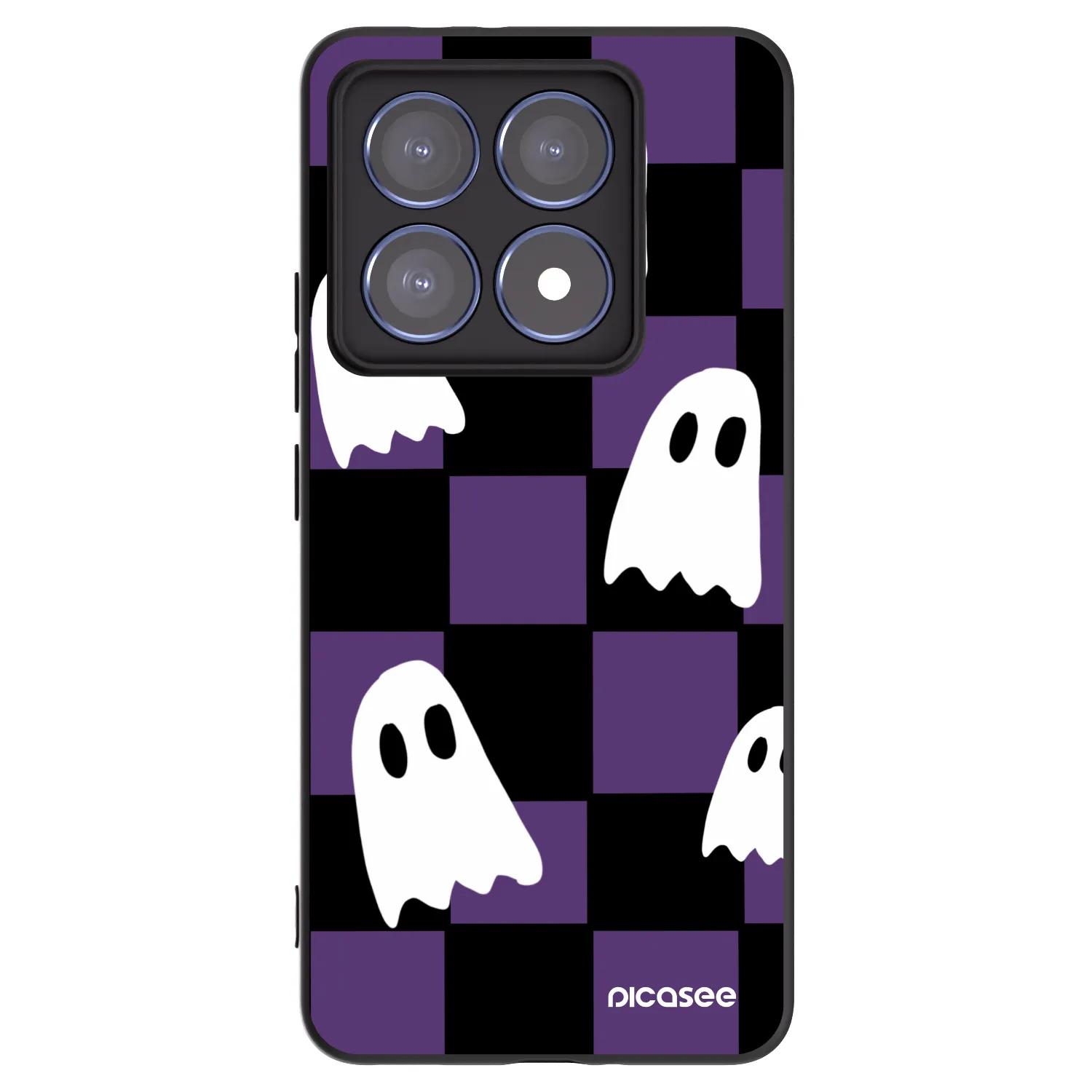 Picasee silikonski črni ovitek za Xiaomi 14T Pro - Ghosts