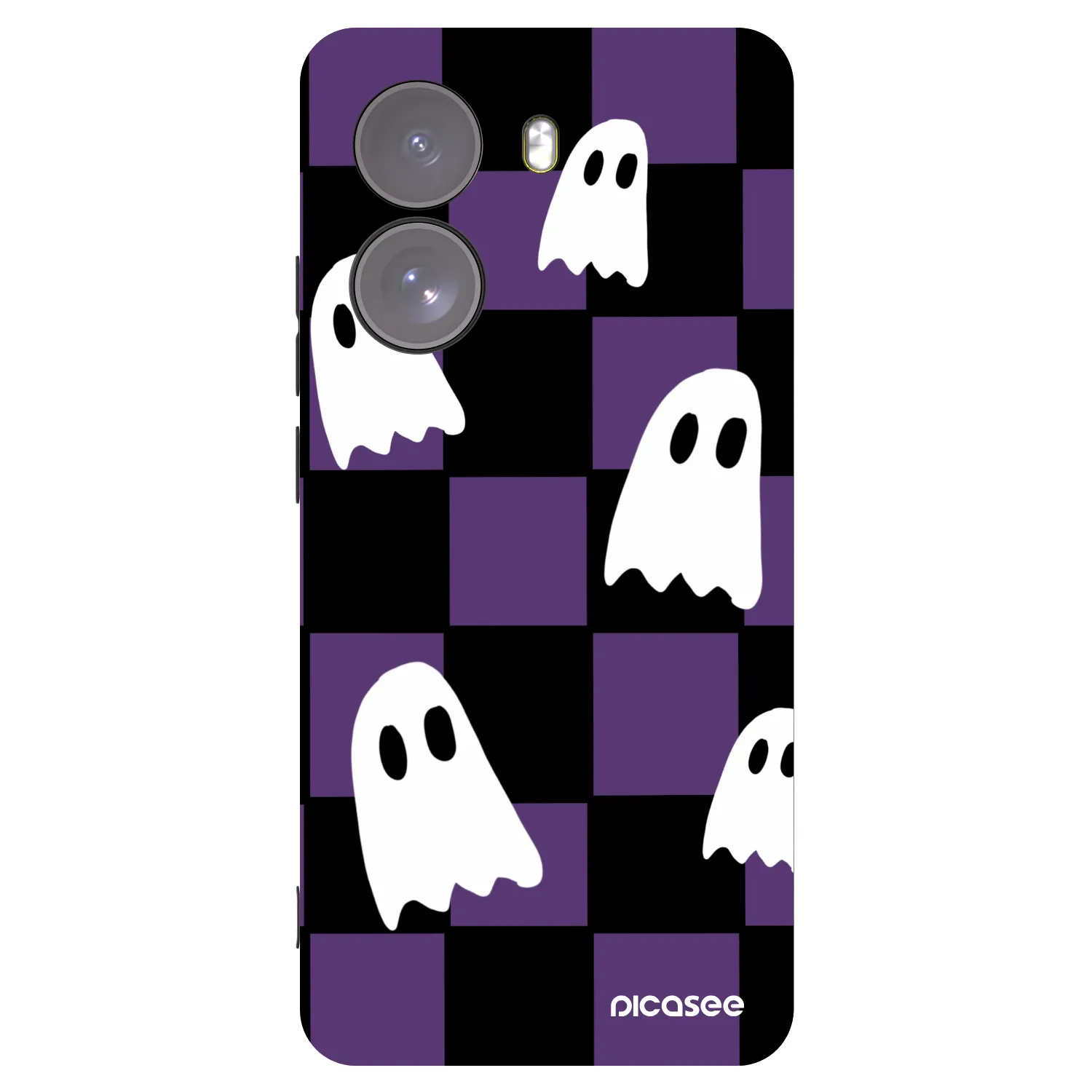 Picasee silikonski črni ovitek za Xiaomi Poco X7 - Ghosts