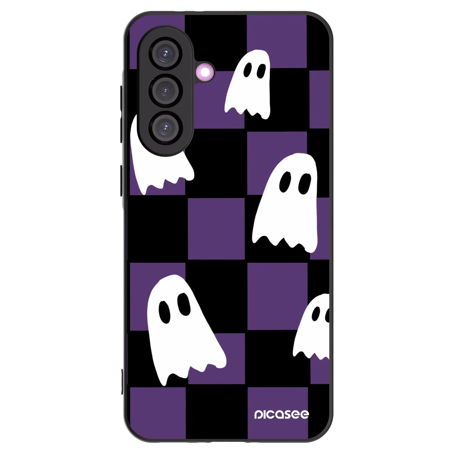 Picasee silikonski črni ovitek za Samsung Galaxy A36 5G - Ghosts